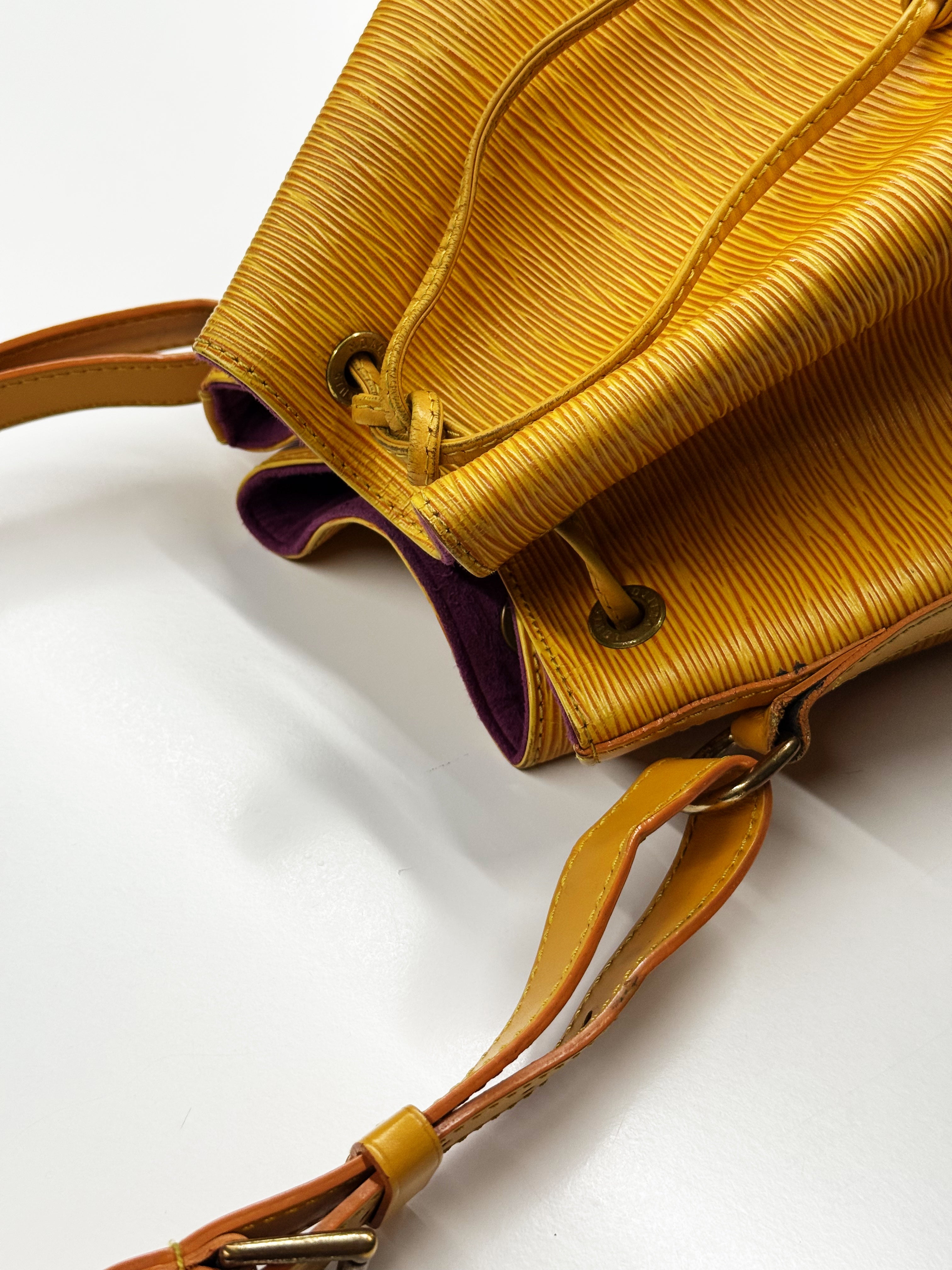 Louis Vuitton Noé Epi Leather Bucket Bag