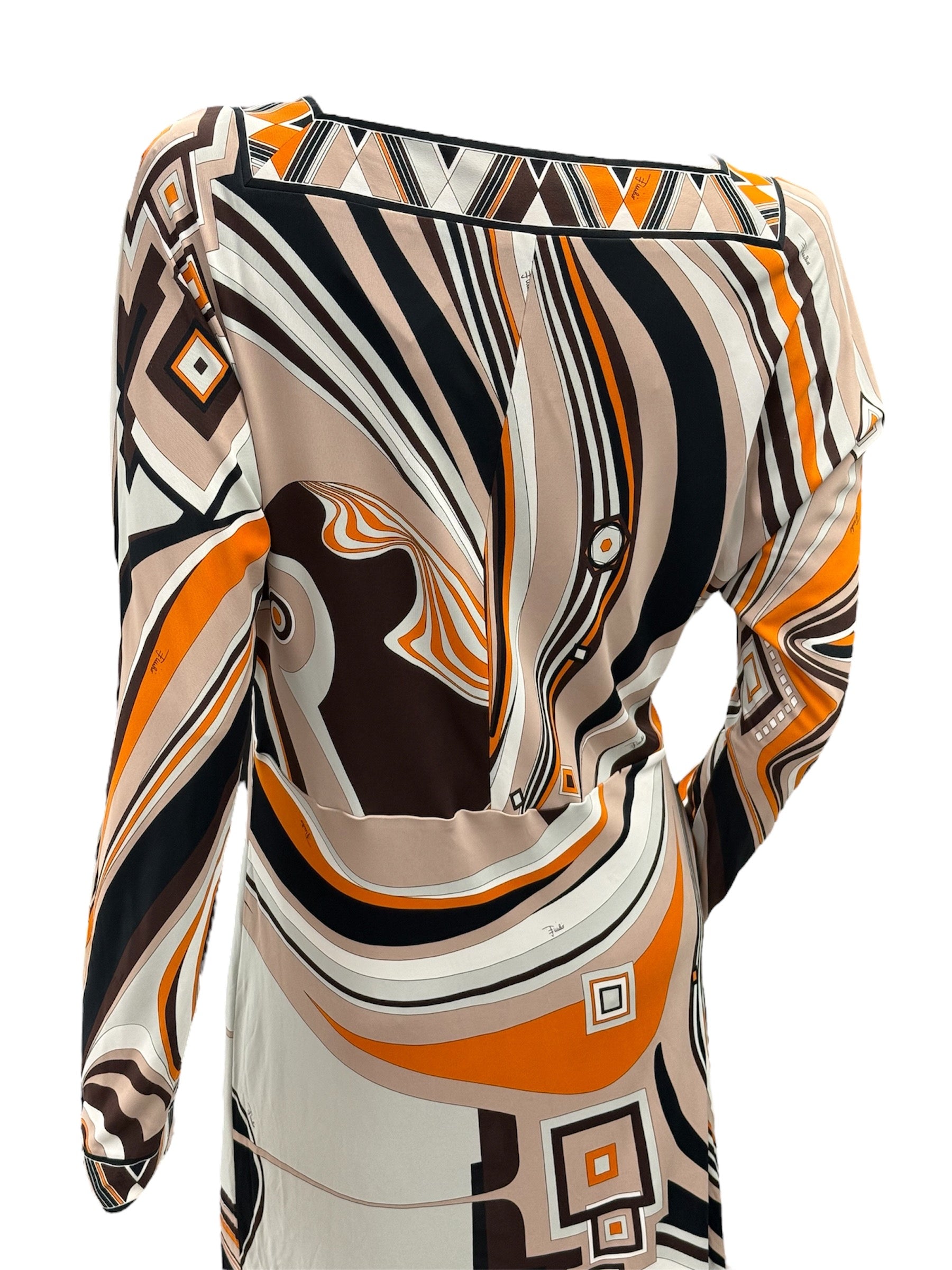 Emilio Pucci Geometric Print Dress