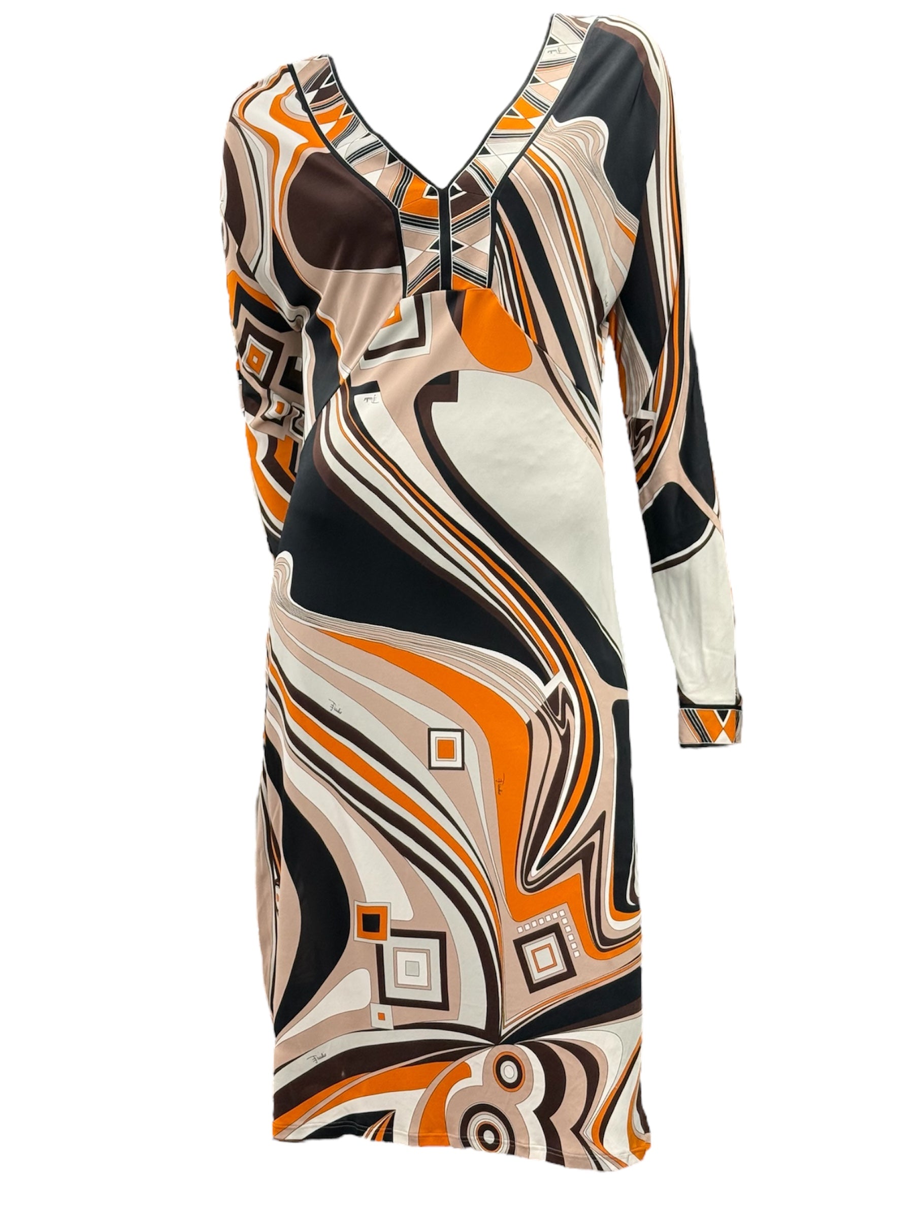 Emilio Pucci Geometric Print Dress