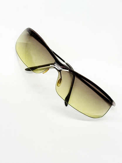 Vintage Chanel Gradient Shield Sunglasses