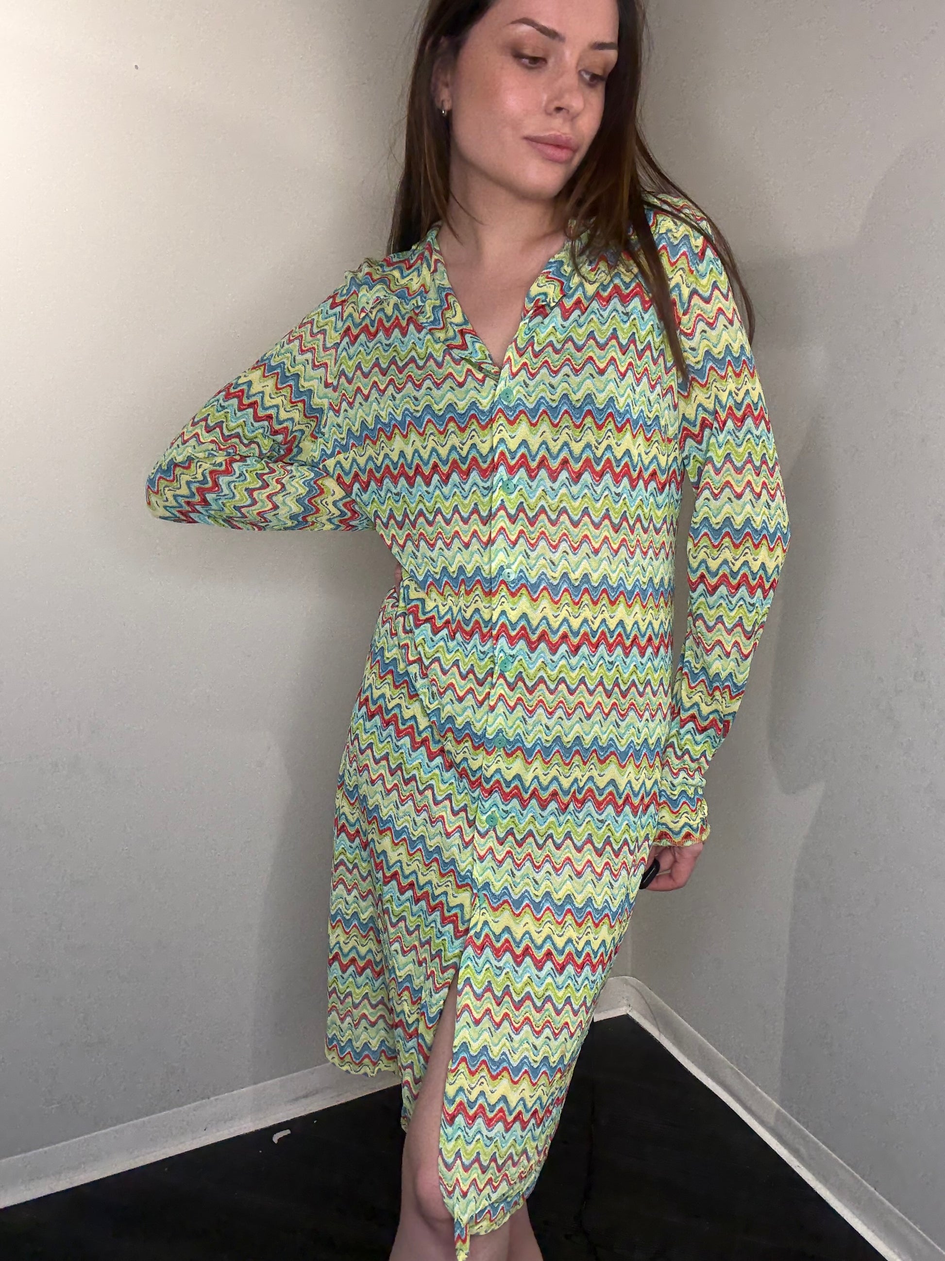 Missoni Mare Zigzag Knit Dress
