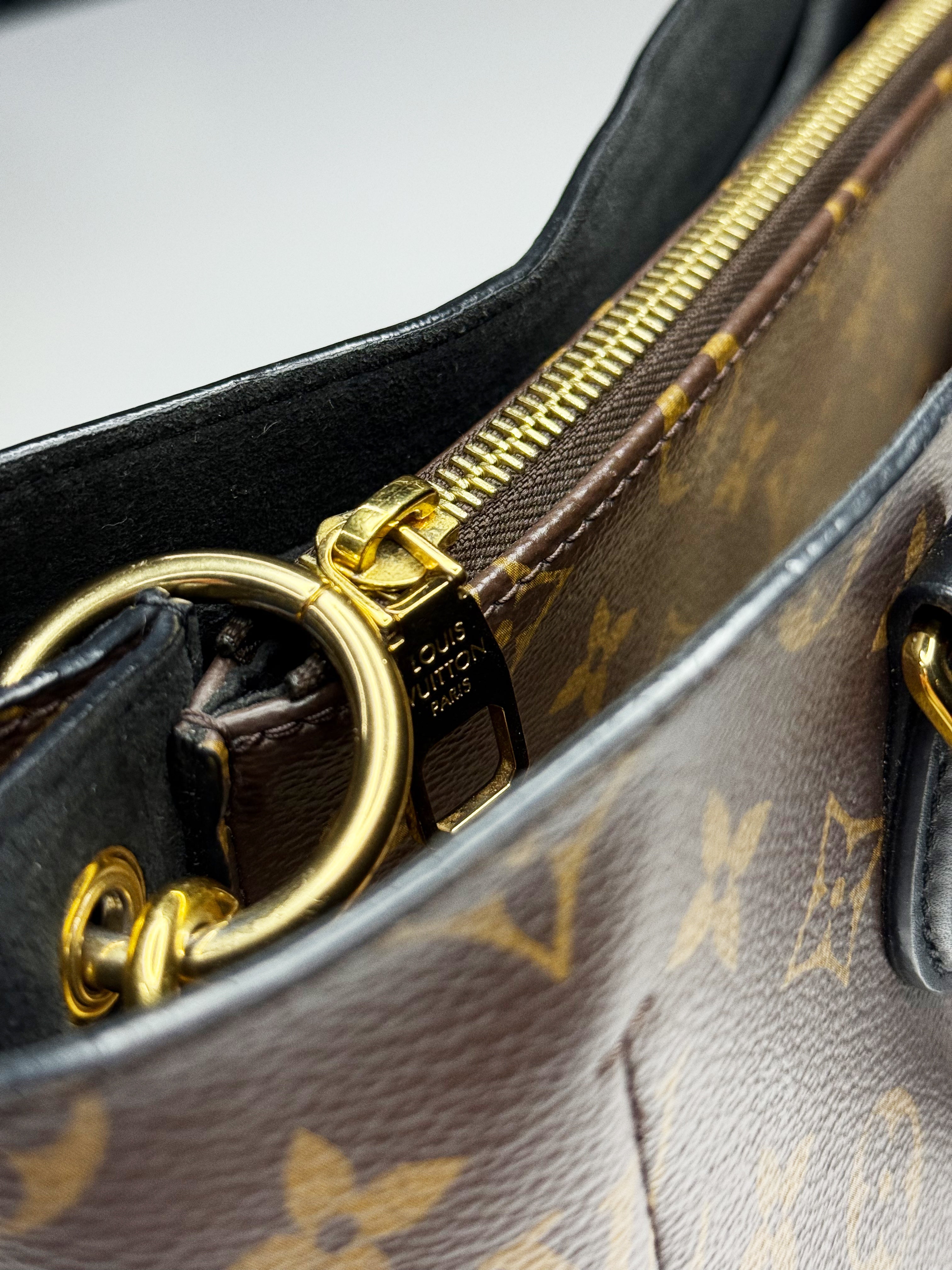 LOUIS VUITTON 
Monogram Flower Tote Black