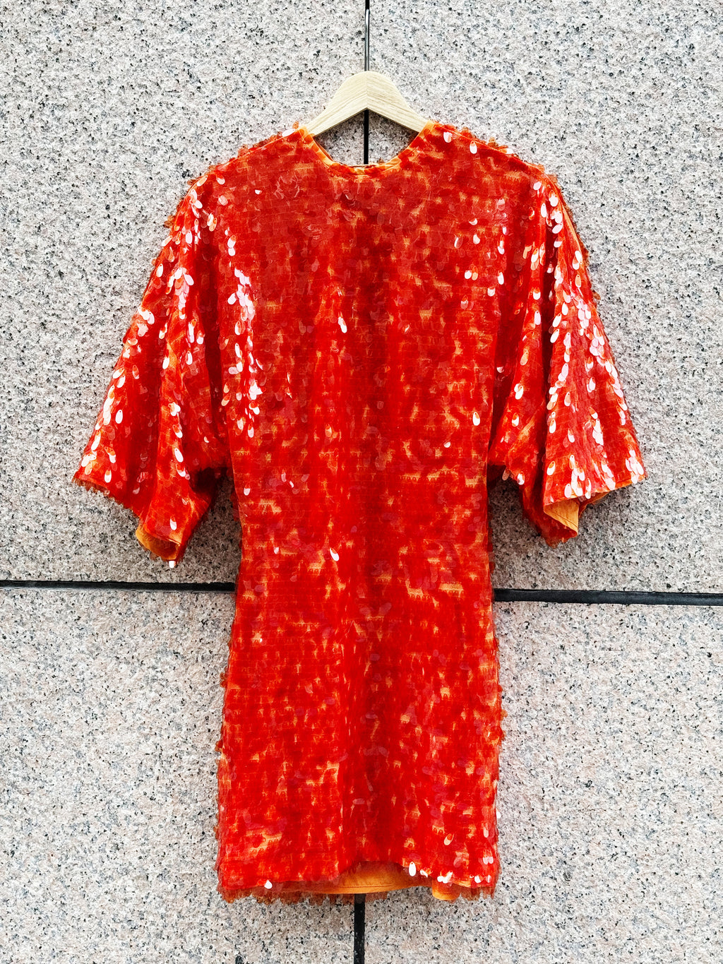 ROTATE Sequin Dress in Red