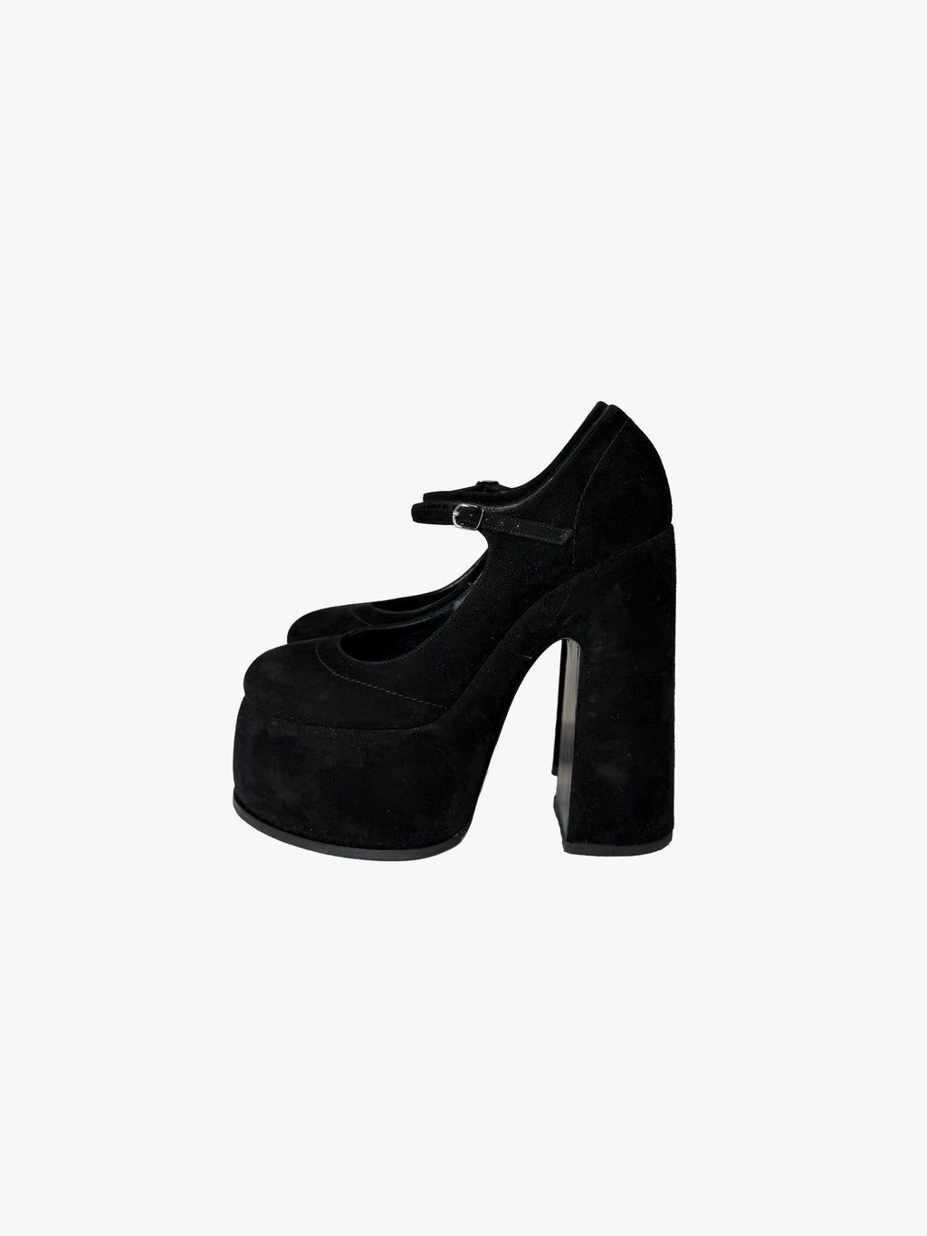 Casadei Rock Mary Jane Suede Pumps