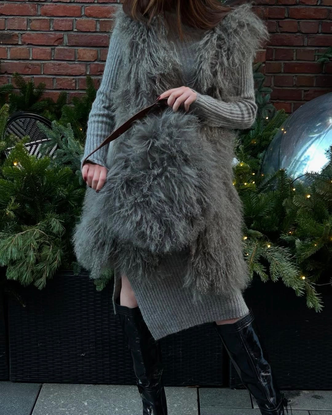 Henriette Steffensen Copenhagen Mongolian Lamb Fur Vest