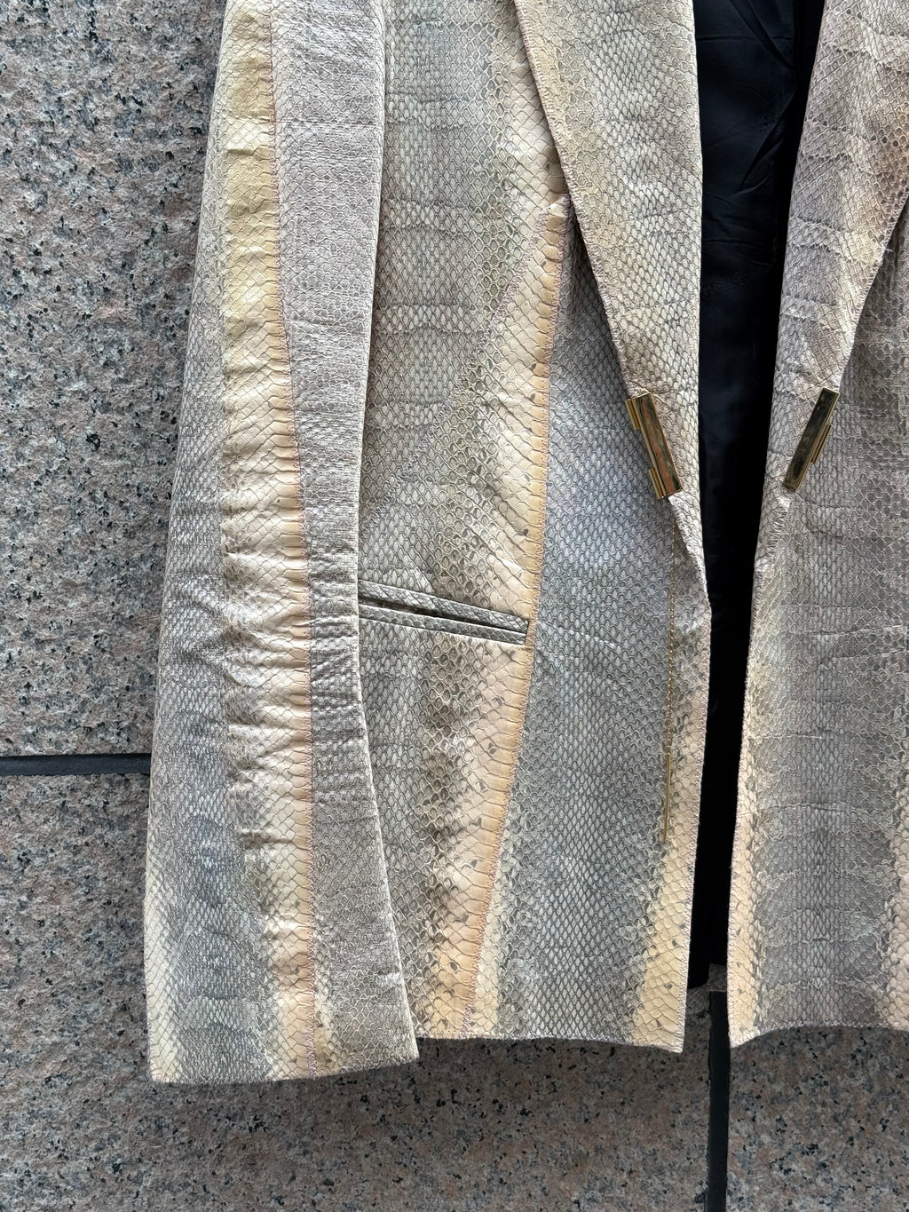 Roberto Cavalli Genuine Leather Blazer
