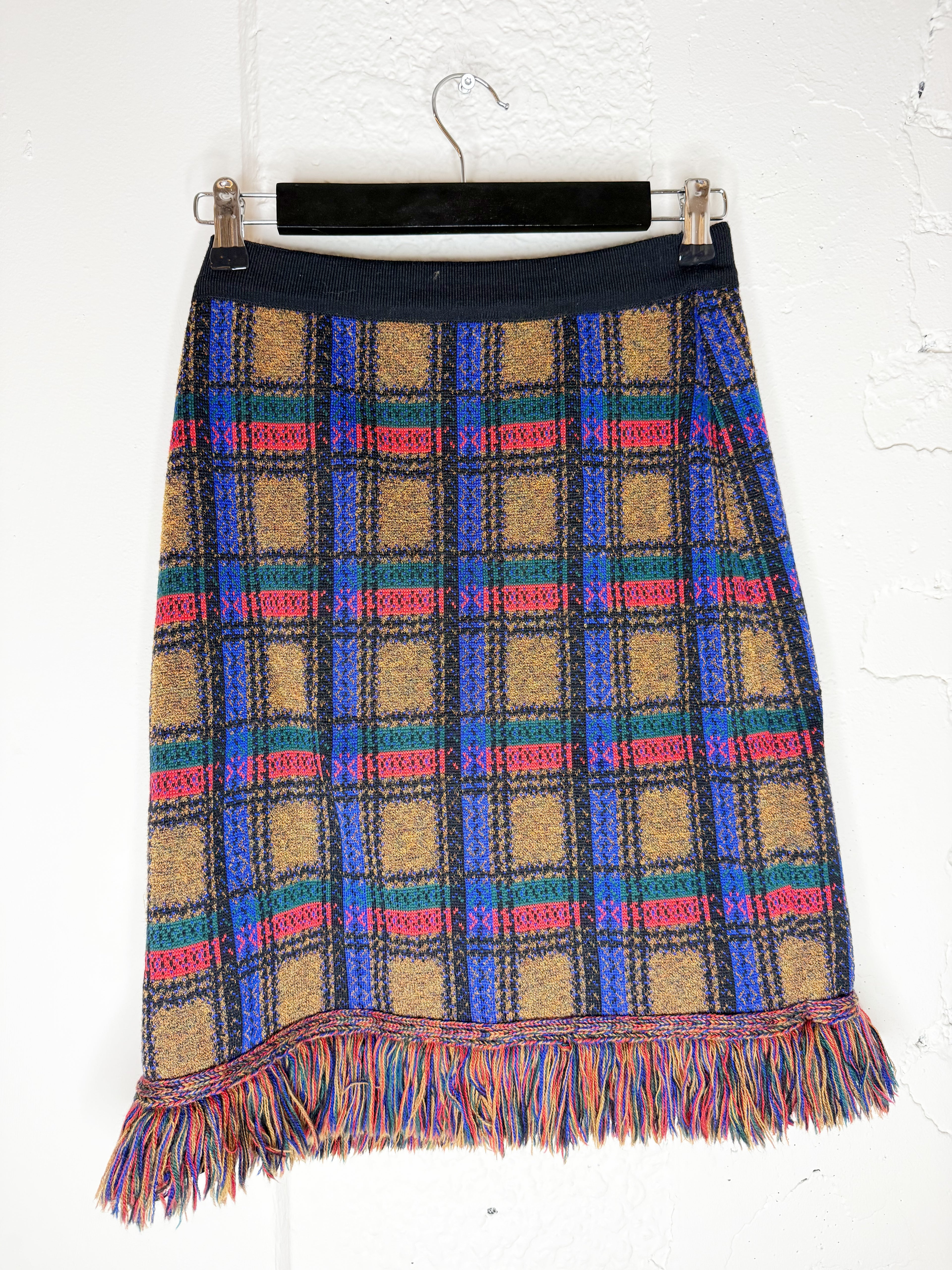 Yves Saint Laurent Variation Checked Wool Set