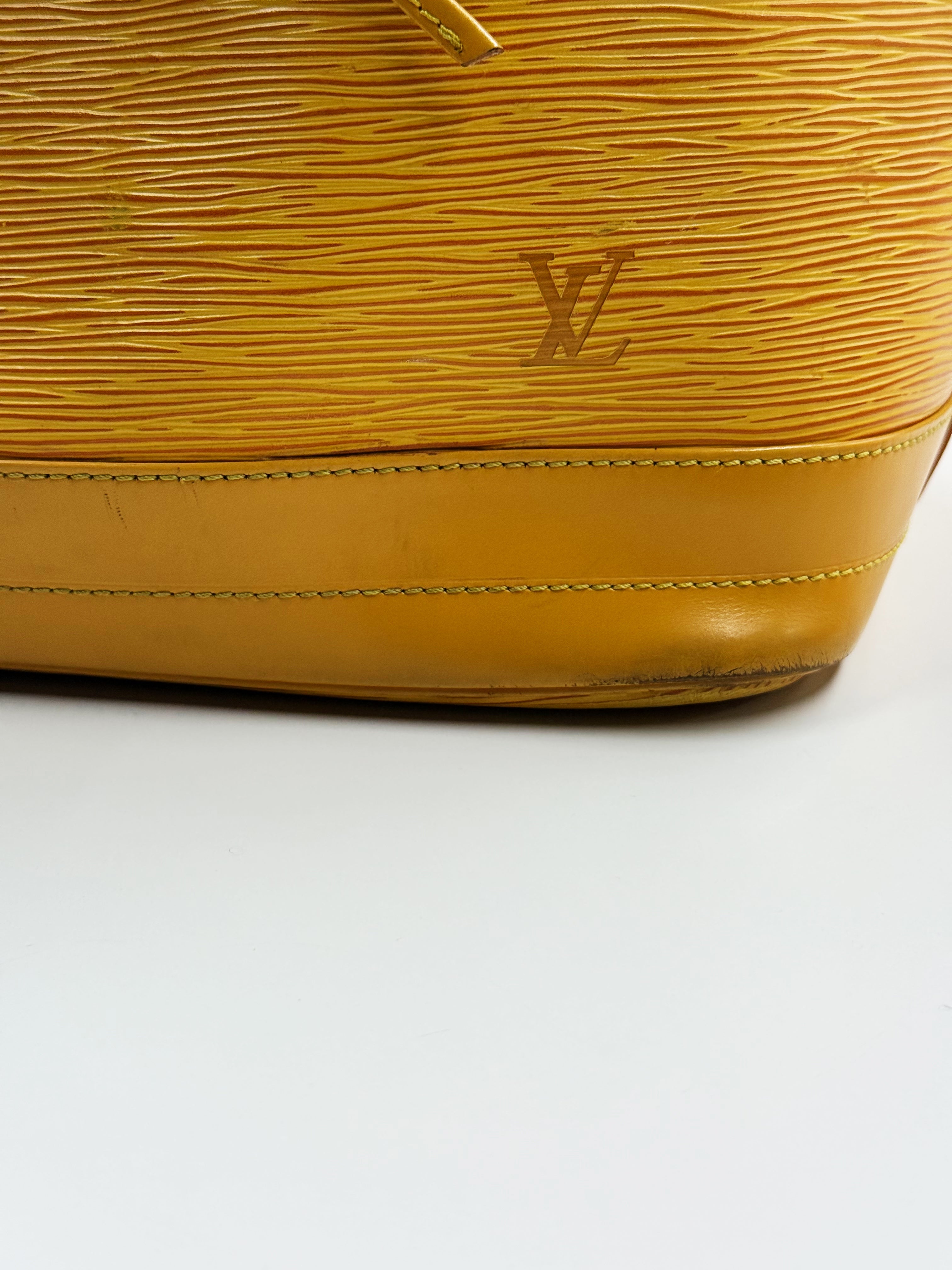 Louis Vuitton Noé Epi Leather Bucket Bag