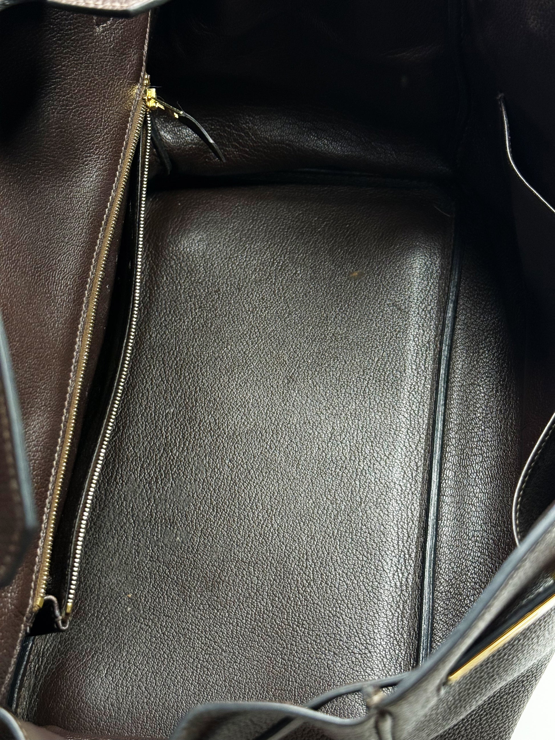 Hermès Birkin 35 Chocolate Brown Togo Leather