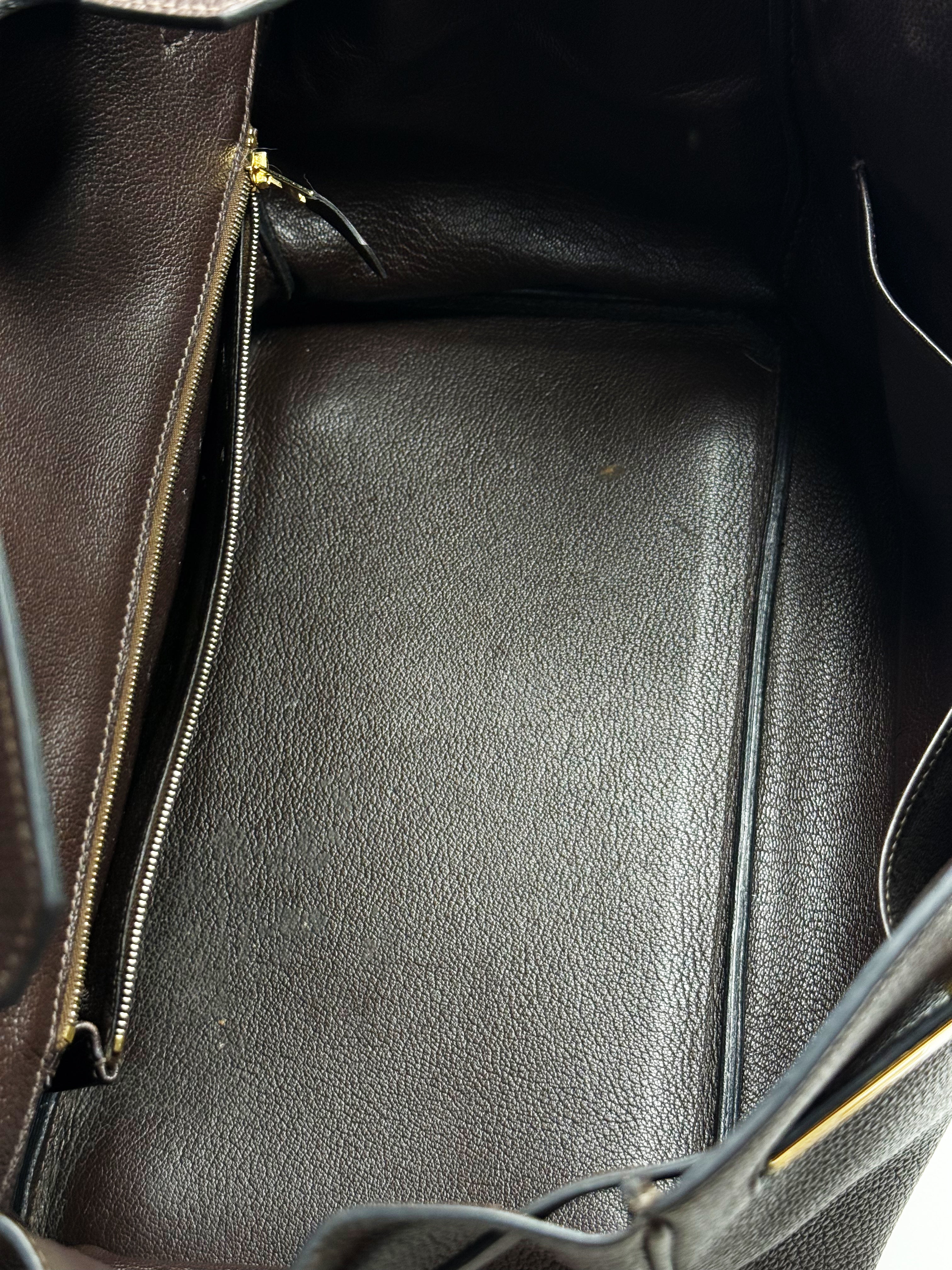 Hermès Birkin 35 Chocolate Brown Togo Leather – 2008 [Stamp L]