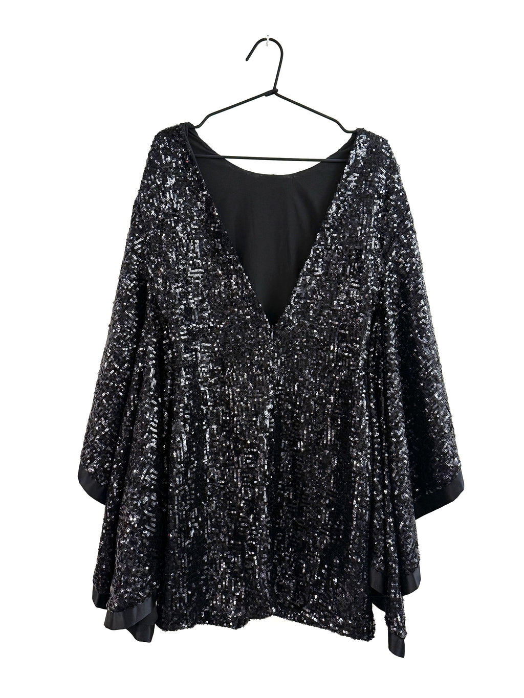 MAUD Black Sequin Mini Dress - EU 36