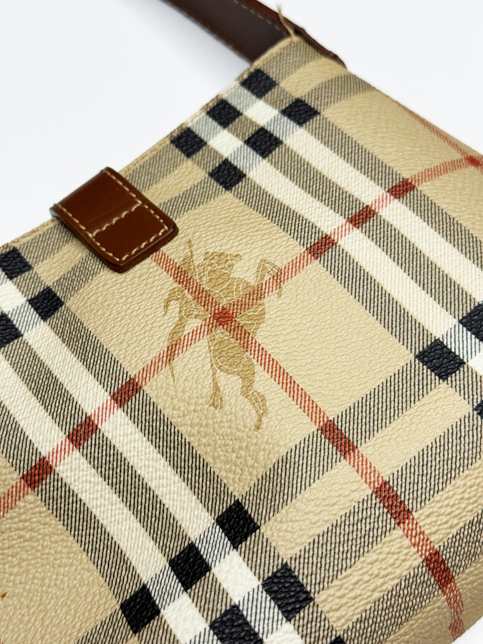 BURBERRY VINTAGE HAYMARKET MINI TOTE (2000–2017)