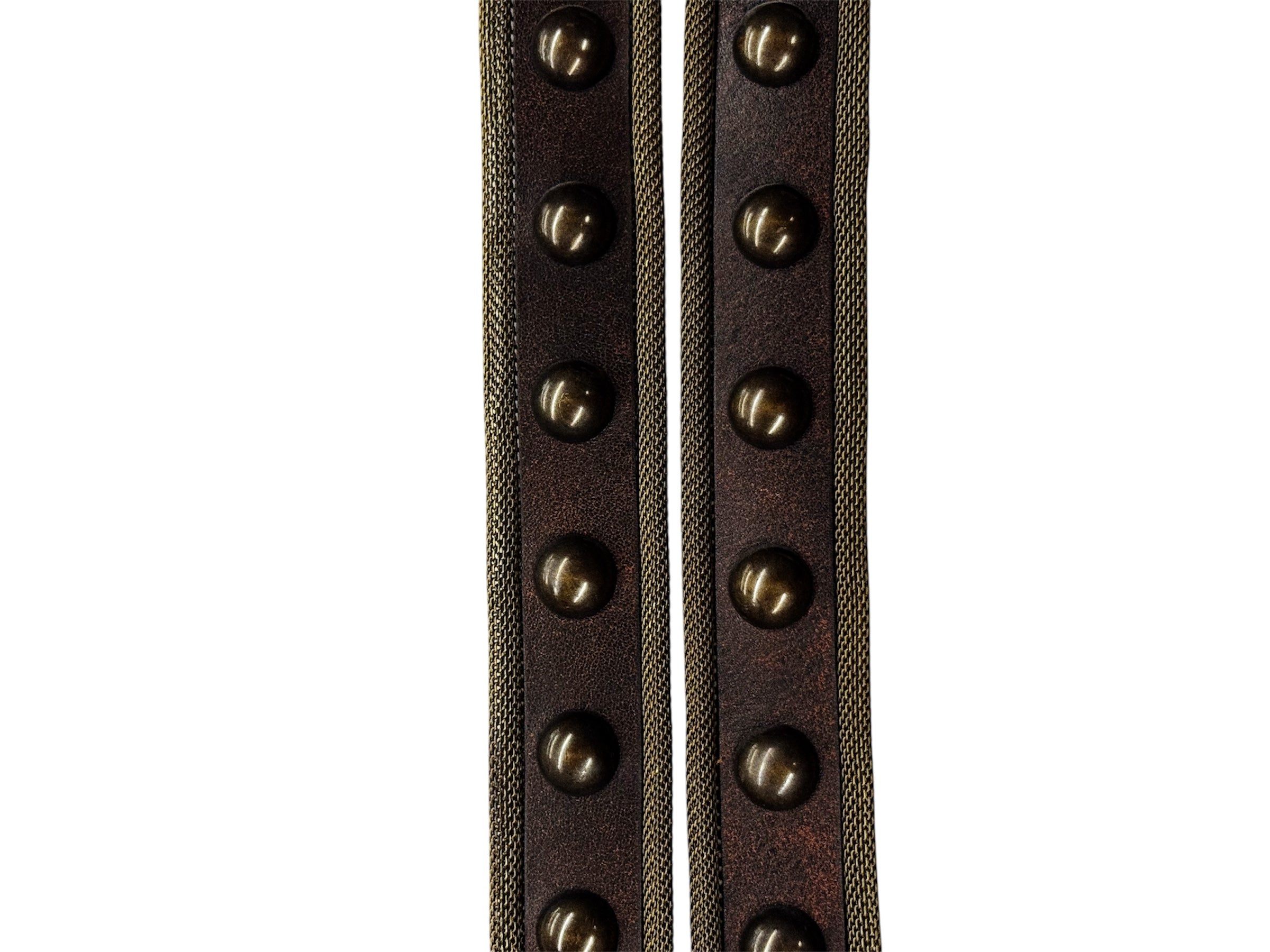 Nanni Wide Studded Leather Belt