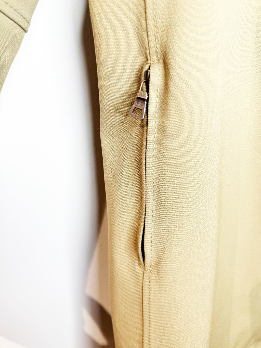 PRADA Shearling-Trim Technical Coat –  Mat. 9T1