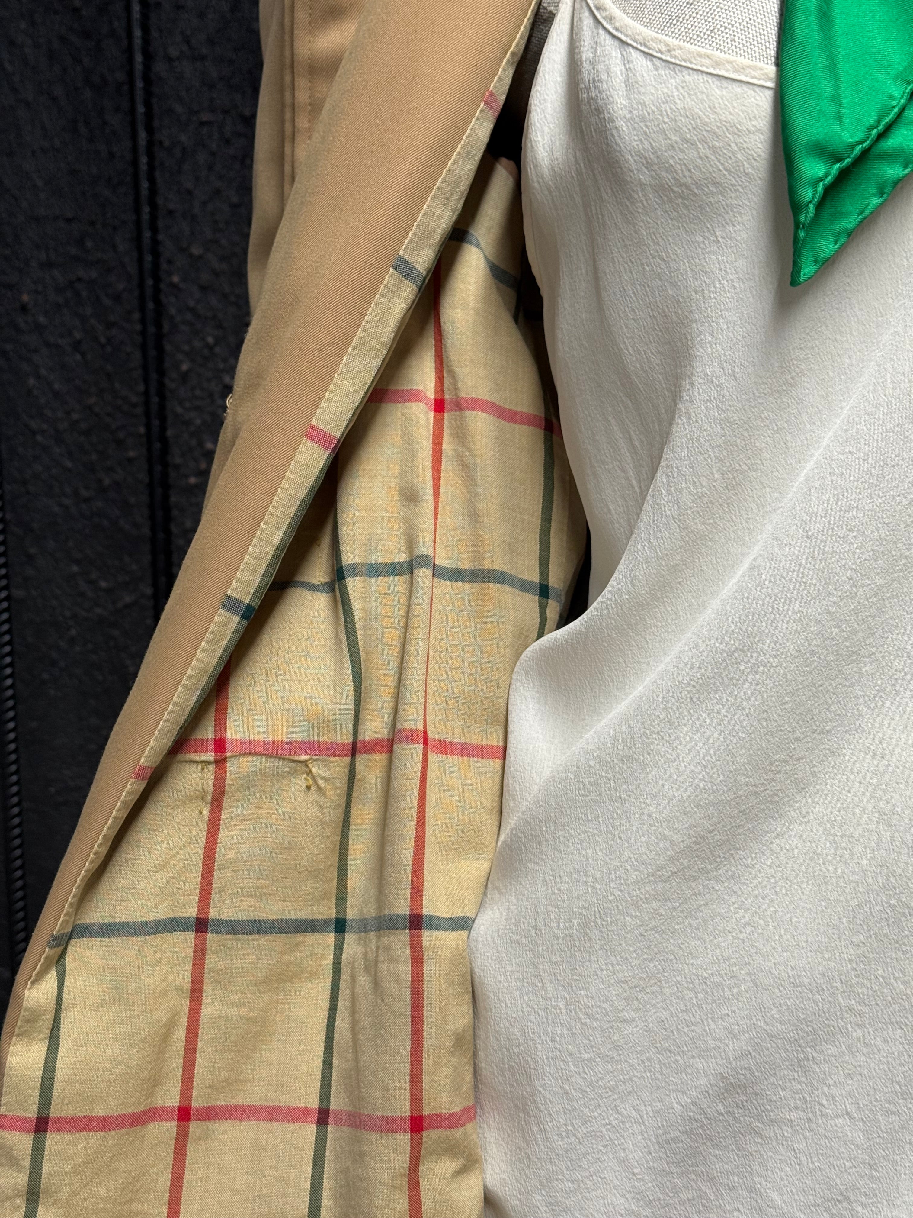 Vintage Burberry’s Trench Coat Made in England