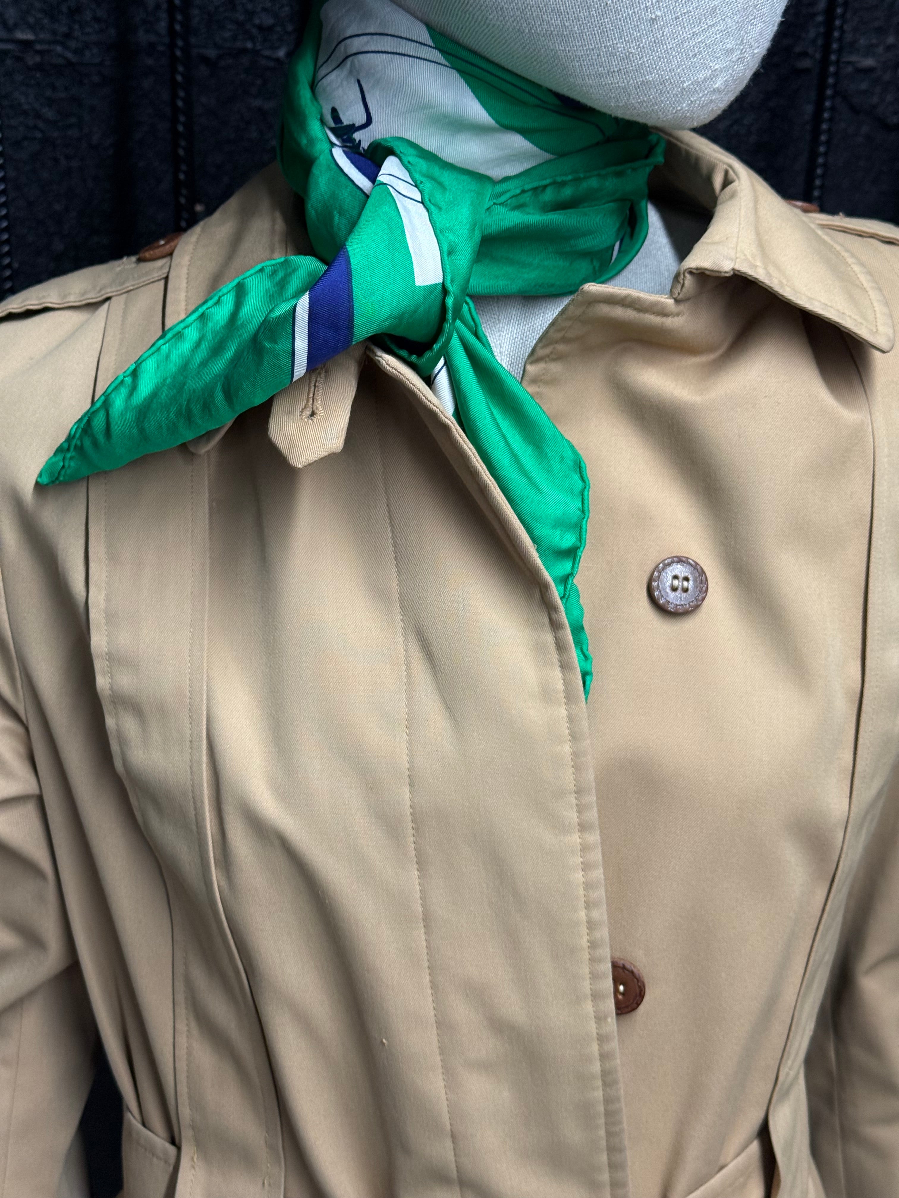 Vintage Burberry’s Trench Coat Made in England