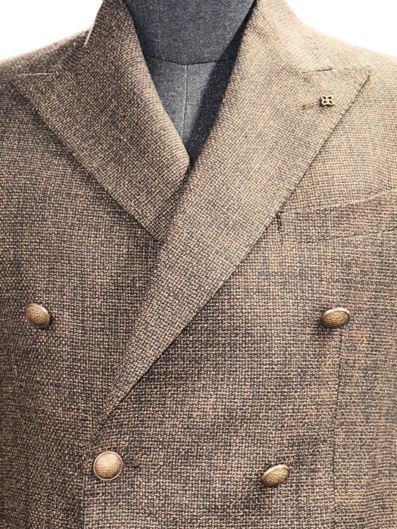 TAGLIATORE Double-Breasted Wool Blend Blazer – Made in Italy