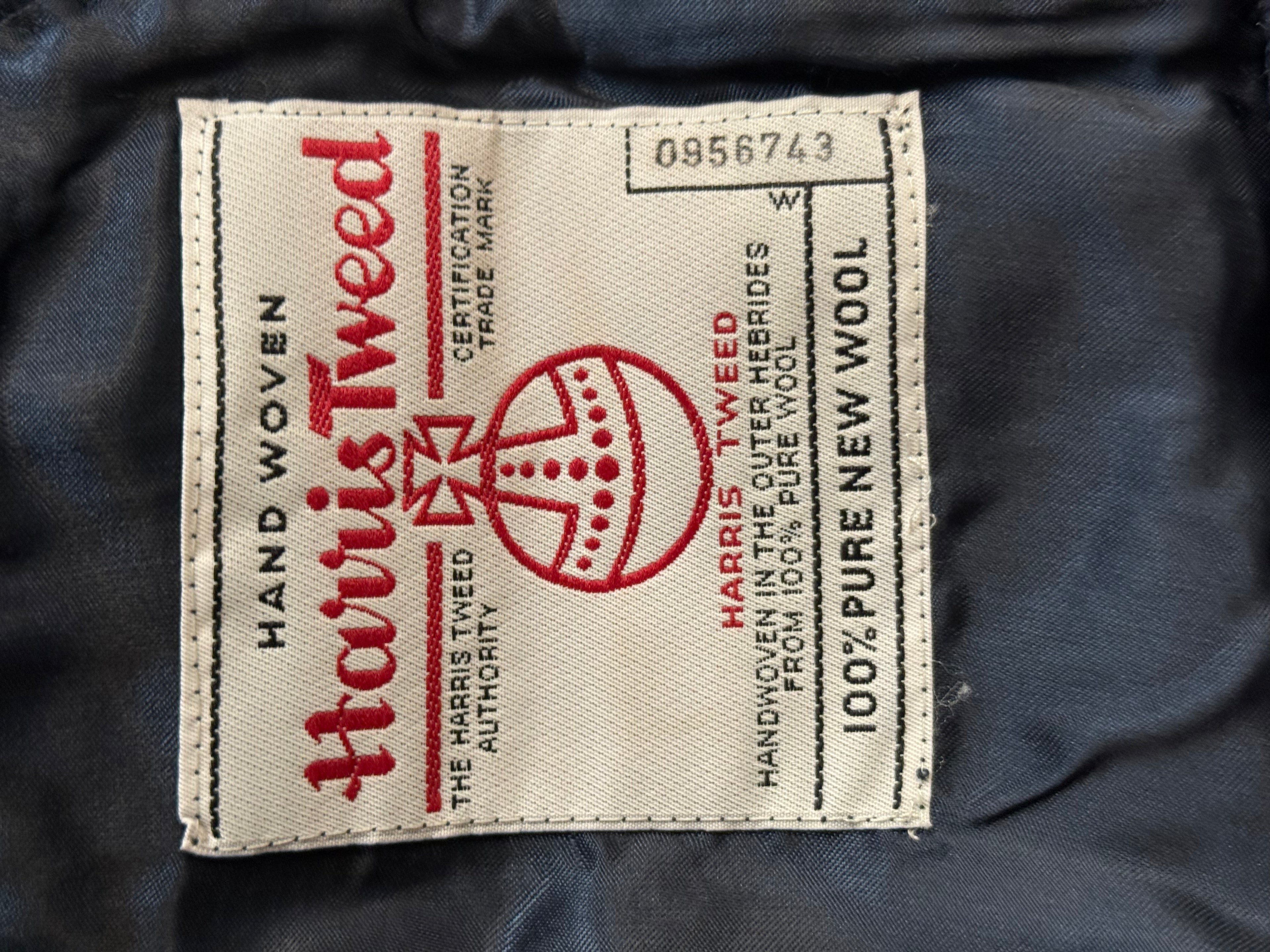 JOHN ASHFIELD Harris Tweed Wool Blazer - 38