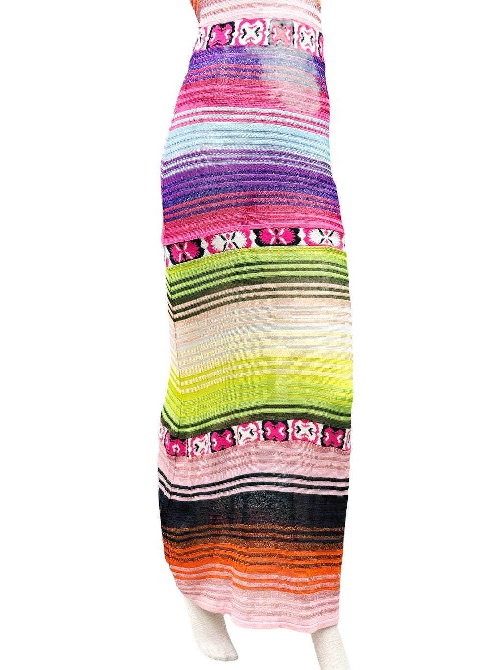 Christian Lacroix Bazar Multicolor Knit Dress