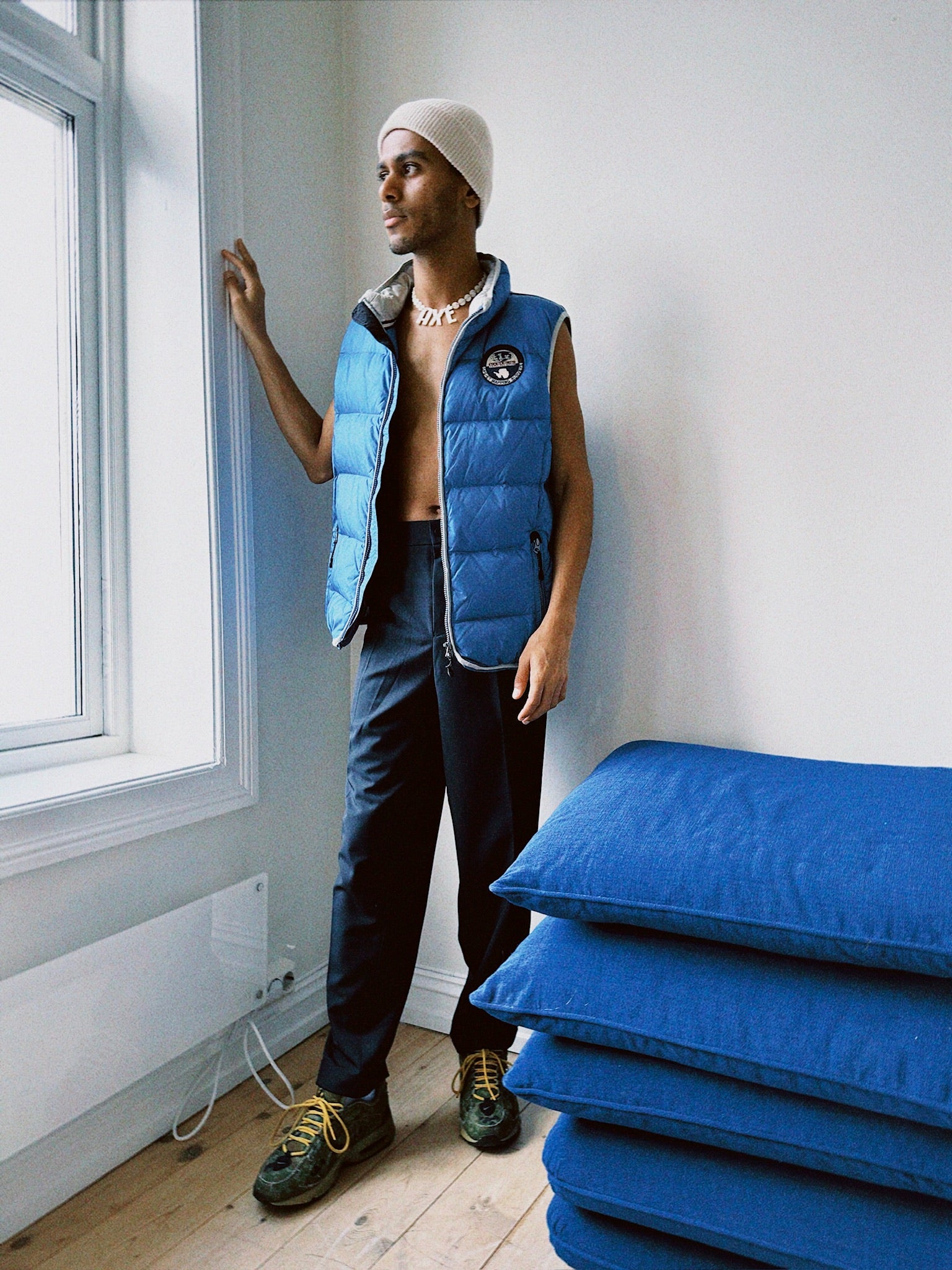 Napapijri Antarctic Research Program Blue Down Vest