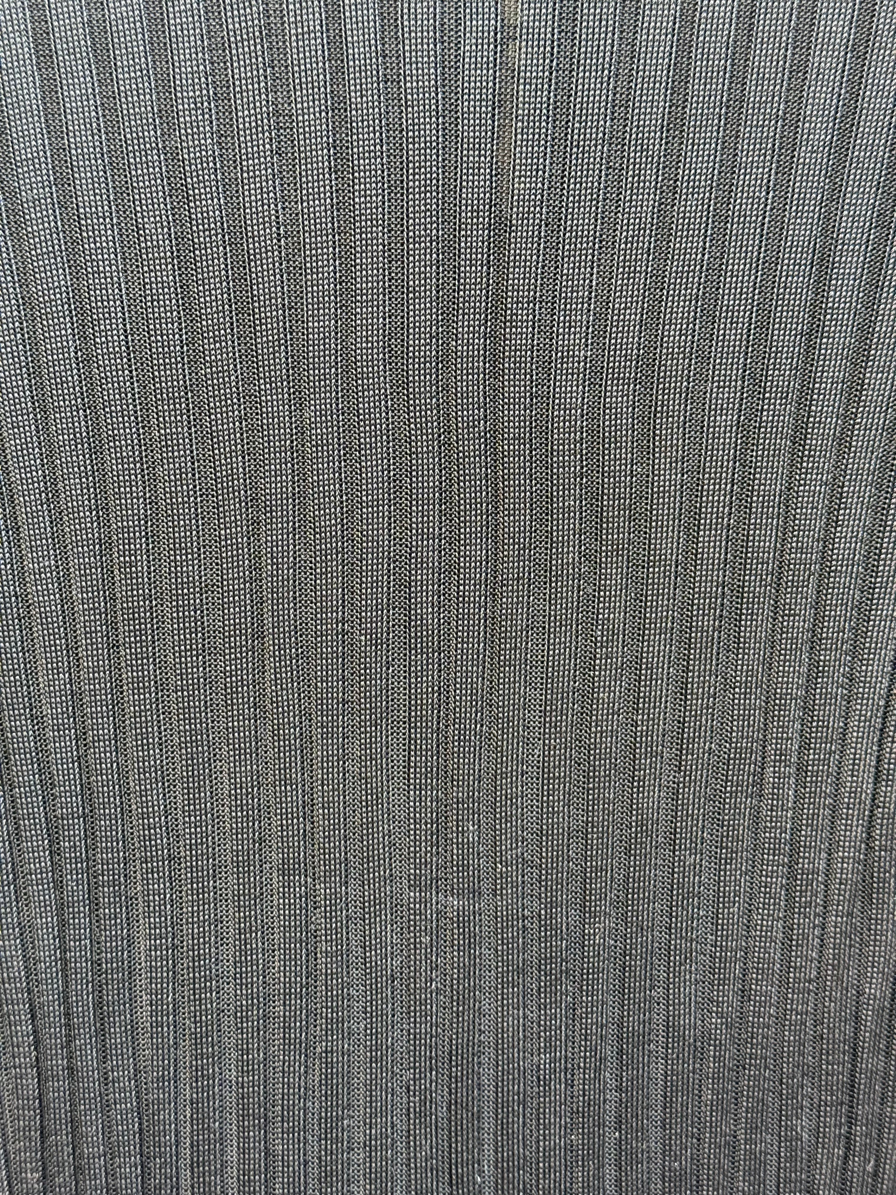 Dolce & Gabbana Black Sheer Button Blouse