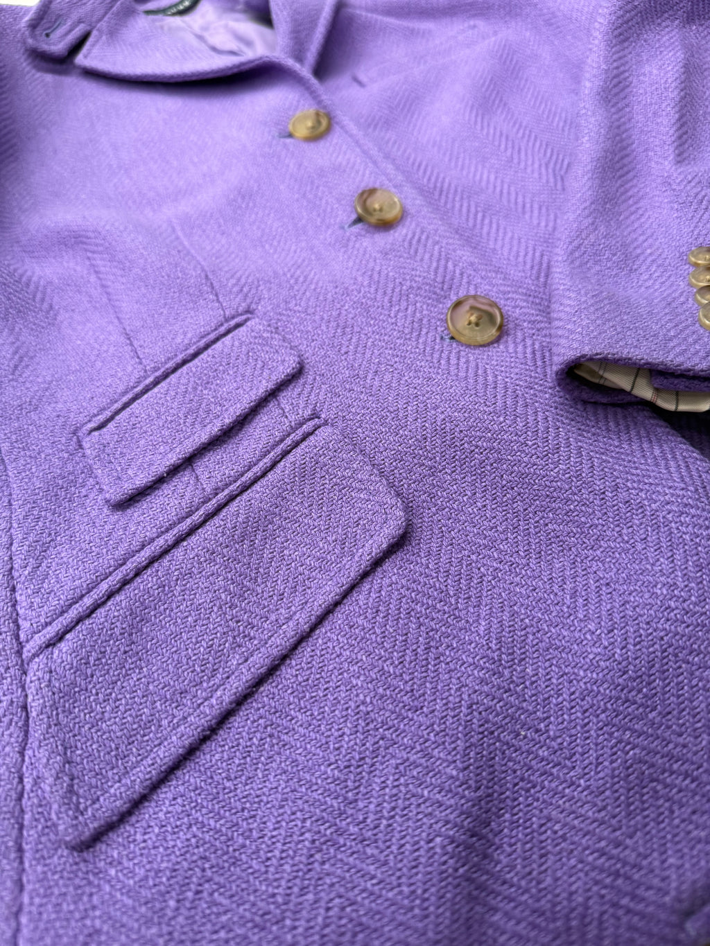 Ralph Lauren Silk-Lined Wool Blazer