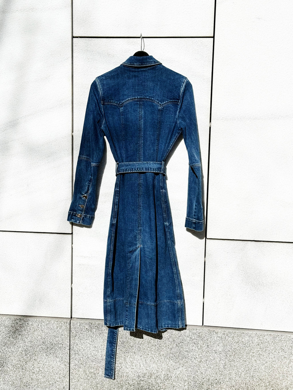 Rejina Pyo Denim Belted Dress