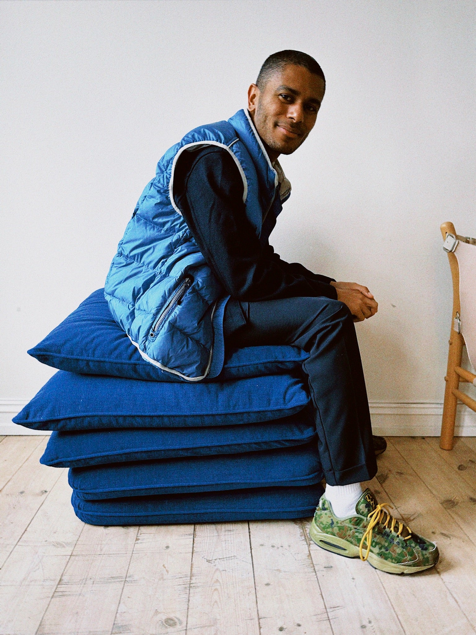 Napapijri Antarctic Research Program Blue Down Vest