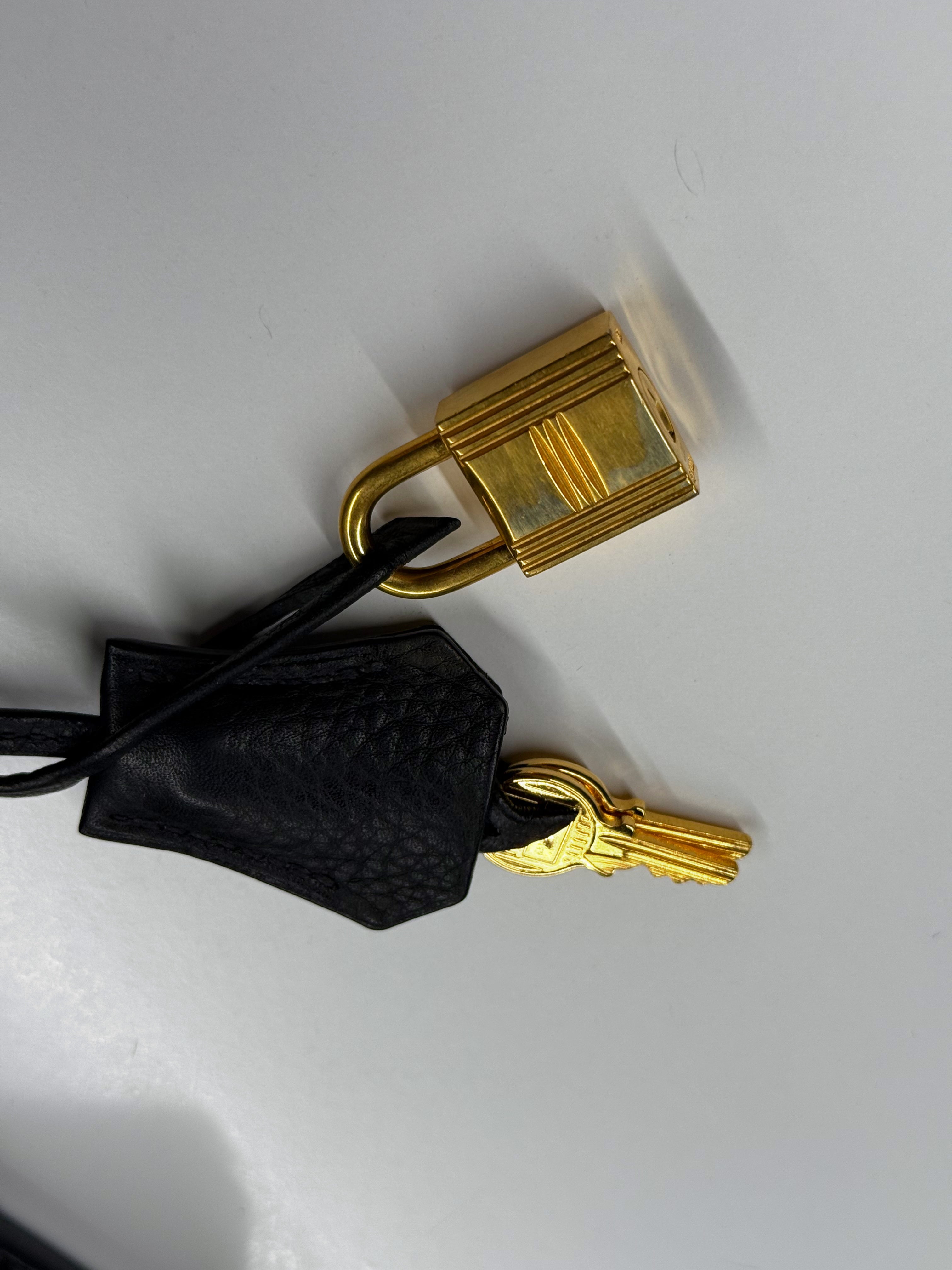 Hermès Birkin 35 Black Togo Leather Bag with Gold Hardware