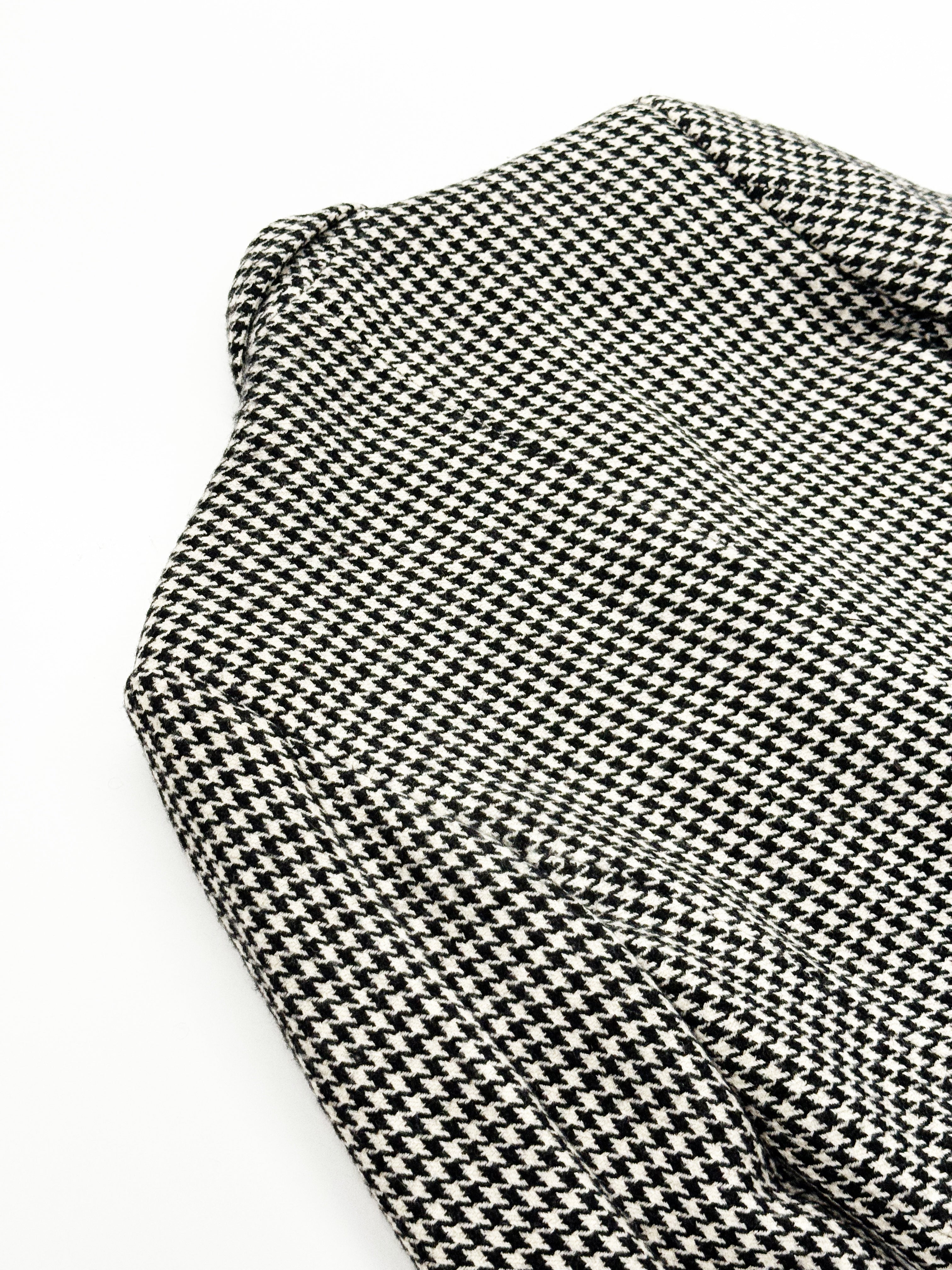 Gianni Versace Houndstooth Wool Blazer