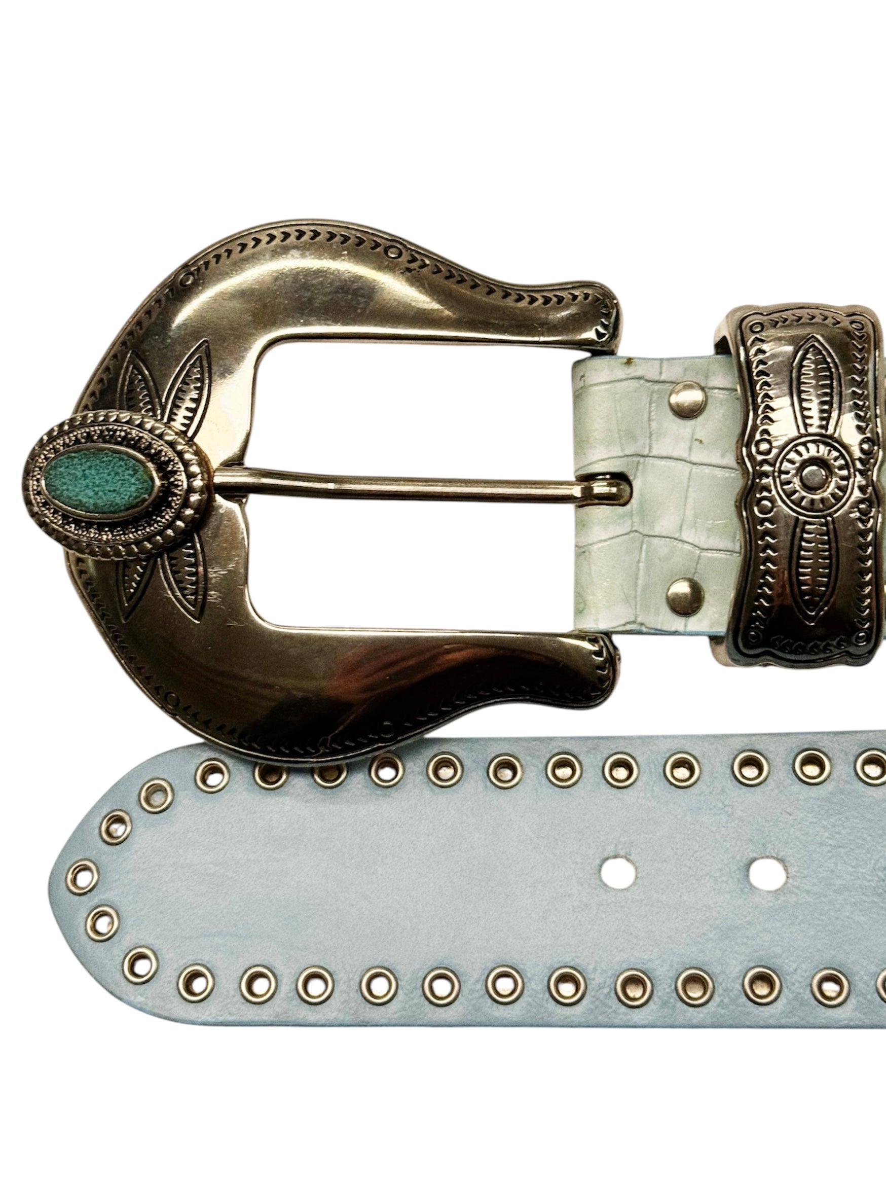 Nanni Turquoise Western Belt