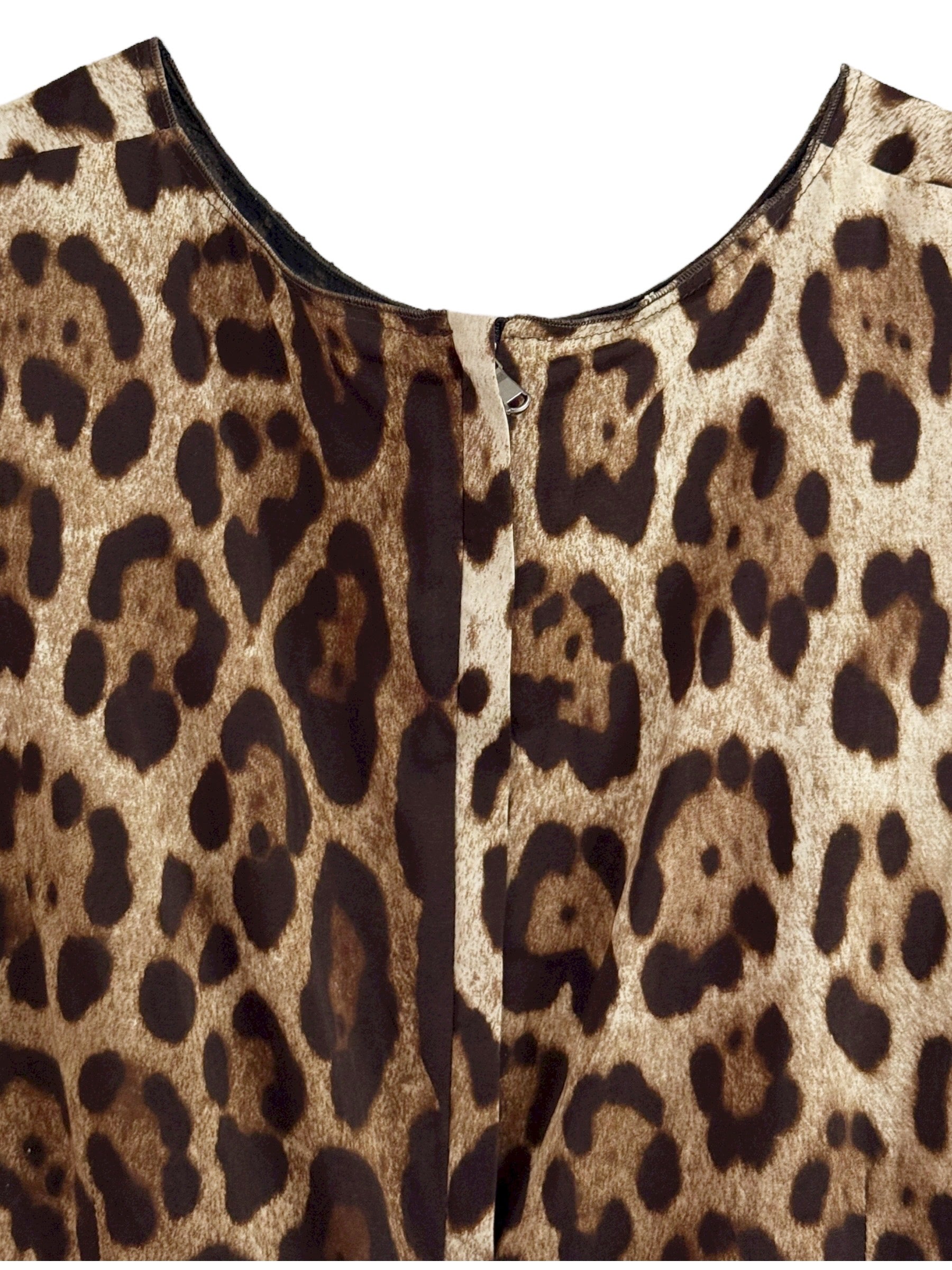 Dolce & Gabbana Leopard Print Dress - S