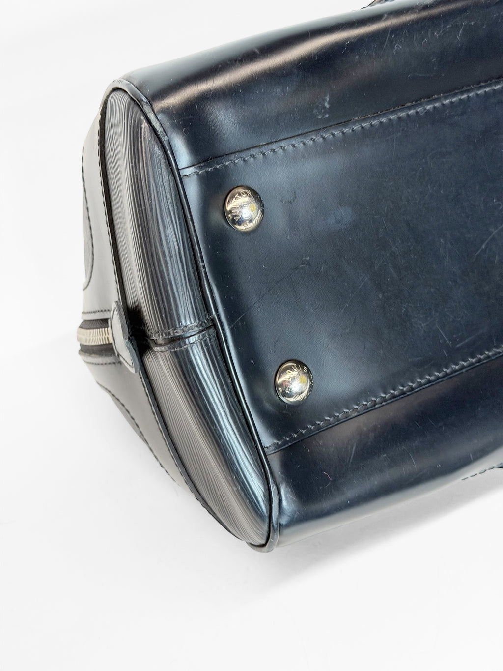 LOUIS VUITTON EPI LEATHER BOWLING BAG BLACK