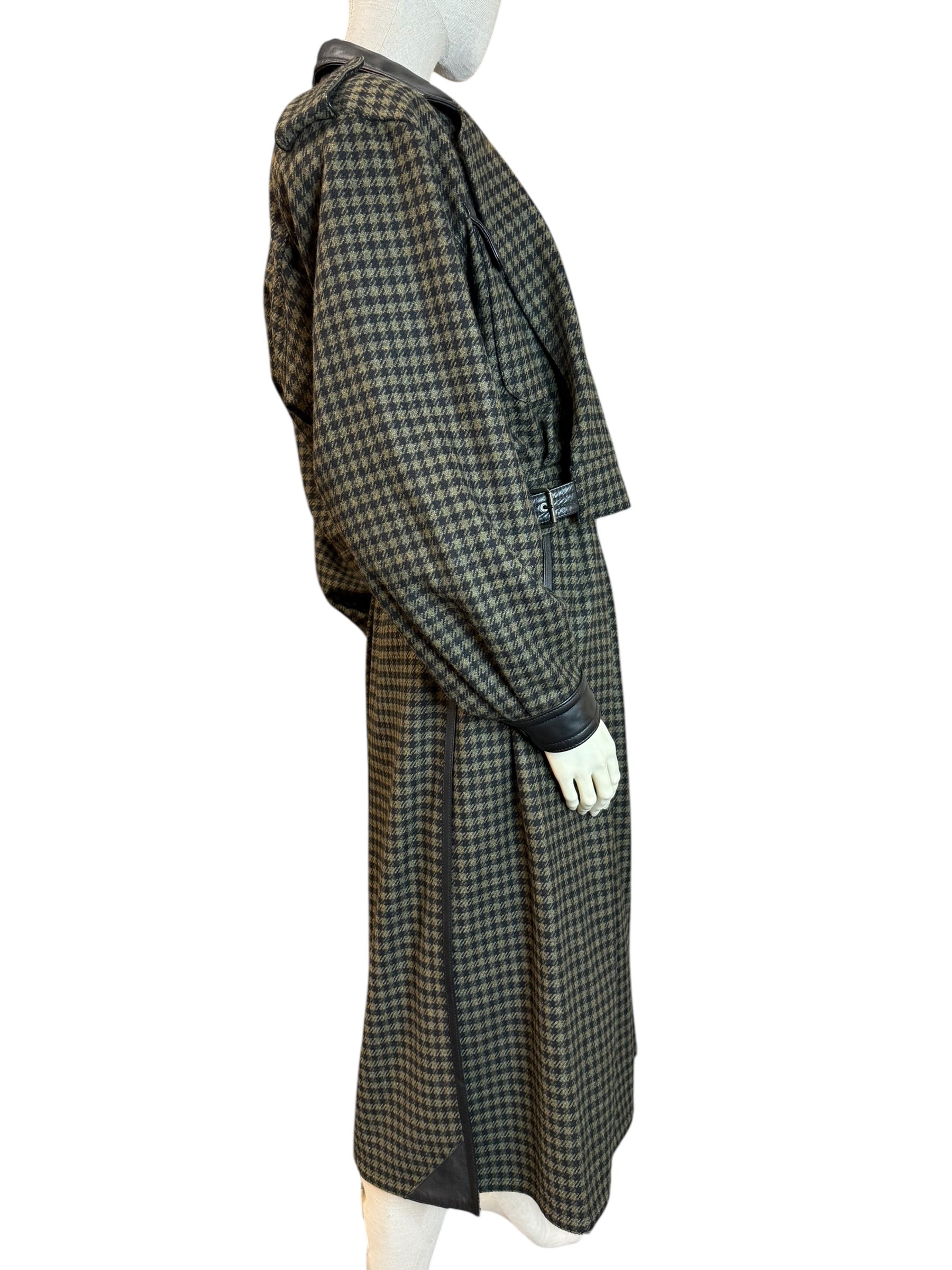 ESCADA VINTAGE WOOL-CASHMERE SET – JACKET & SKIRT – MADE IN WESTERN GERMANY – SIZE 38/40