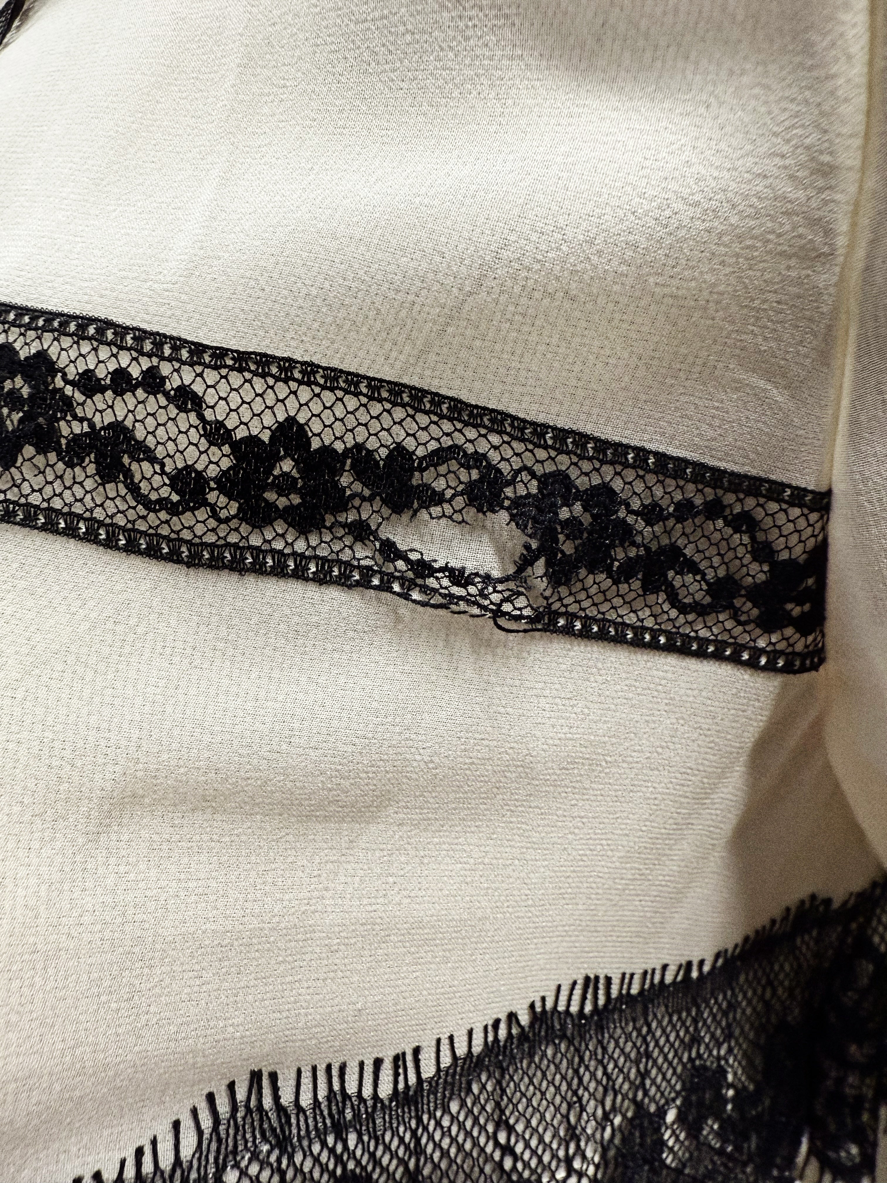 RED VALENTINO Ivory Silk Dress