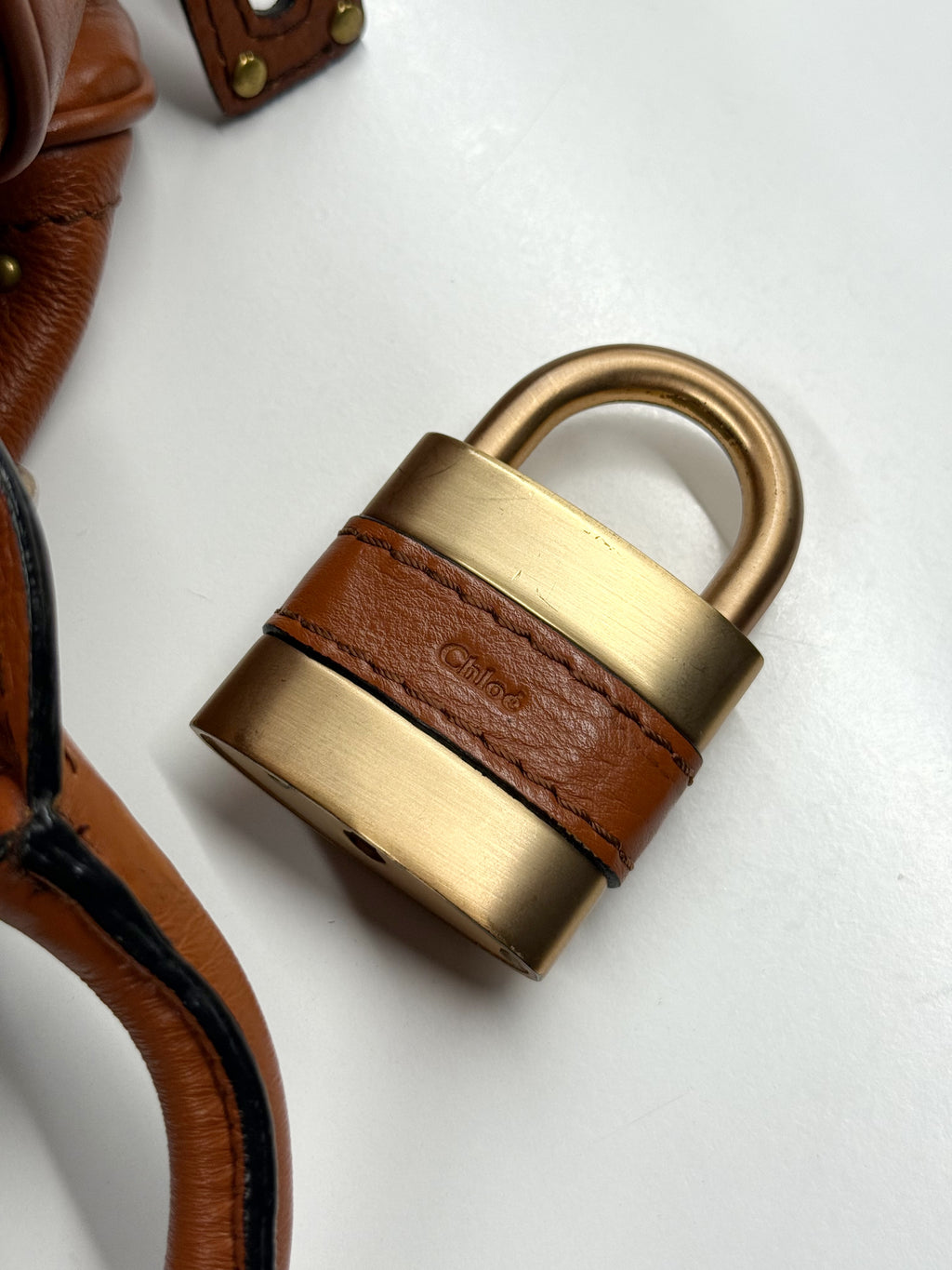 Chloé Paddington Bag in Tan Leather
