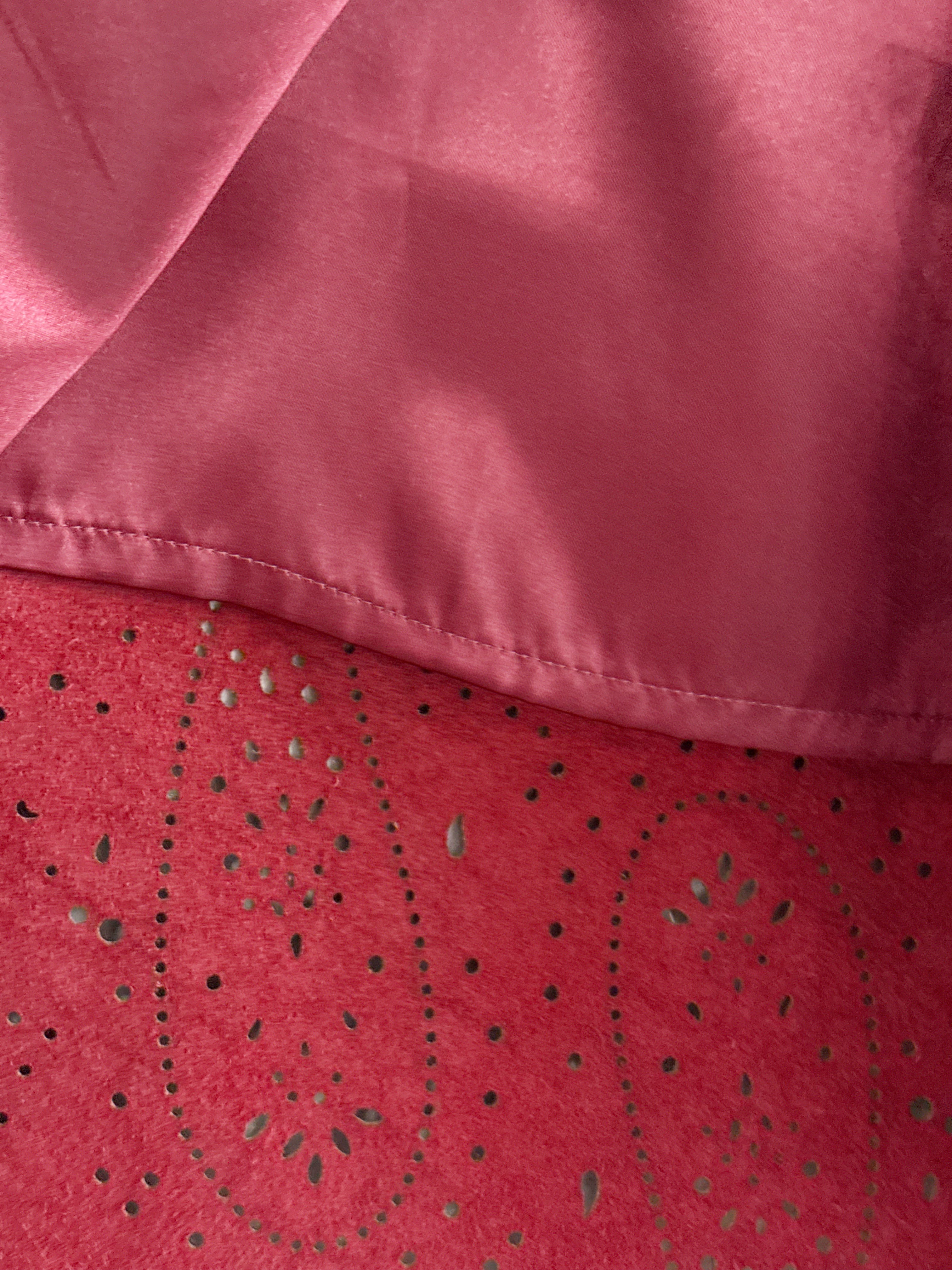 Mariette Burgundy Leather Skirt - EU 36