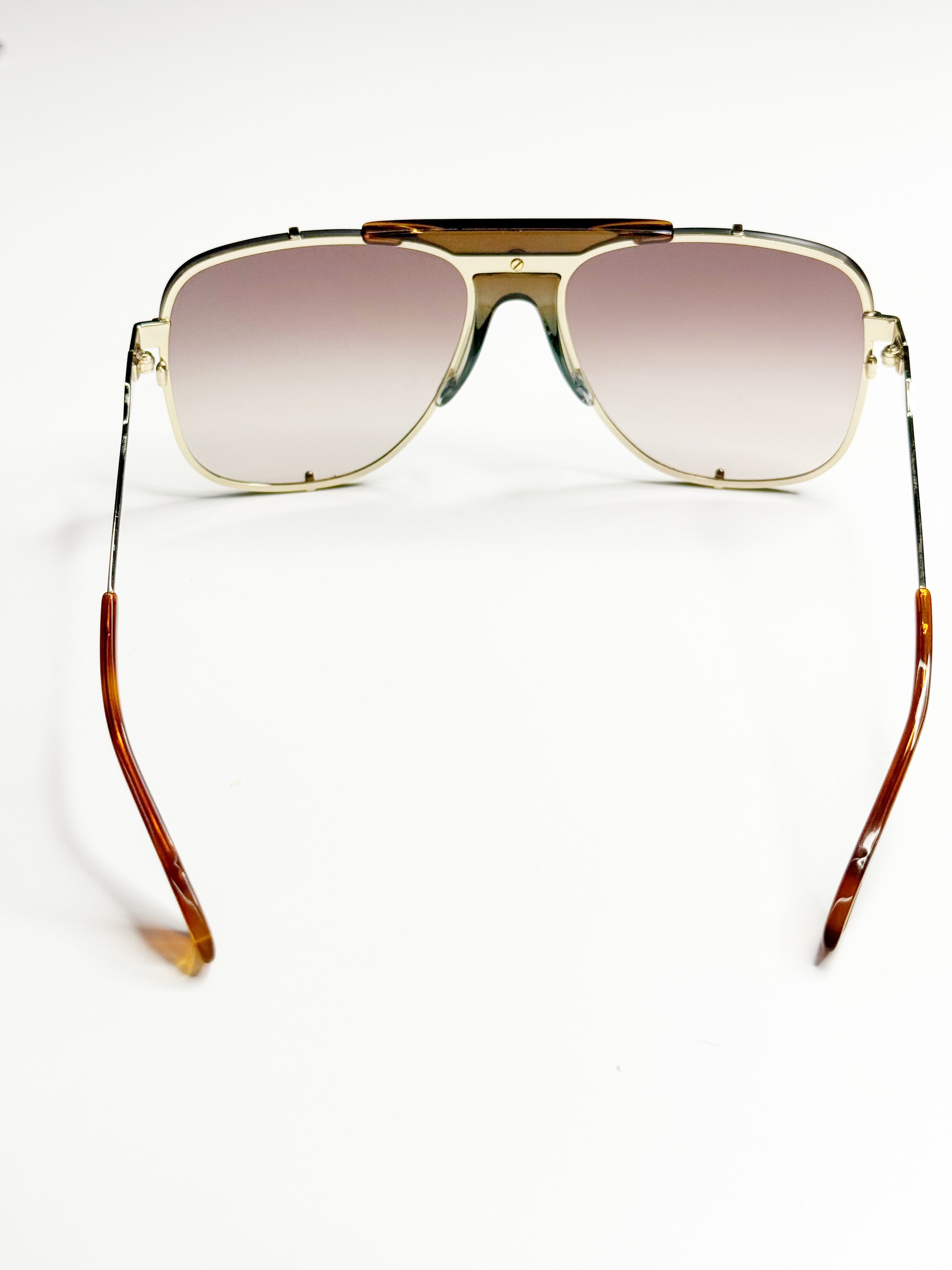 Gucci GG0798S Oversized Aviator Sunglasses