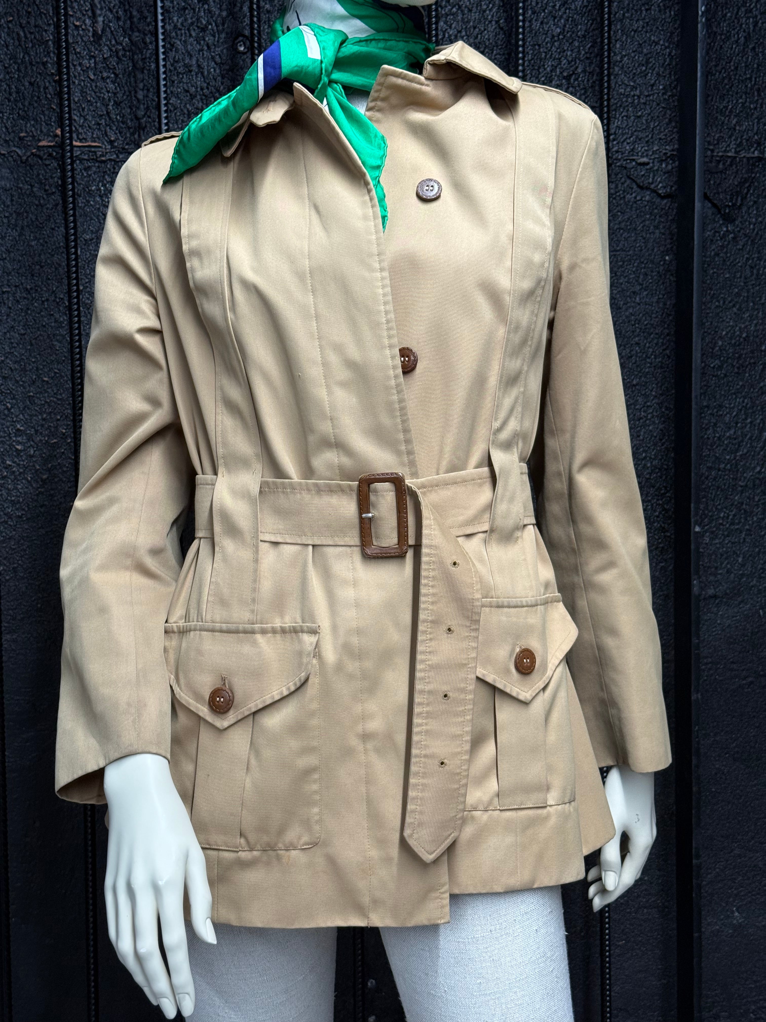 Vintage Burberry’s Trench Coat Made in England
