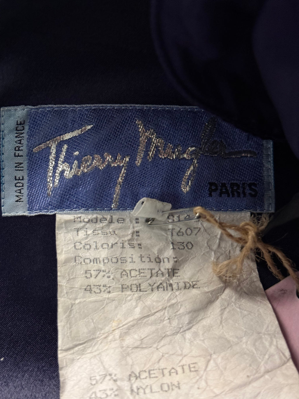 Thierry Mugler Structured Satin Top