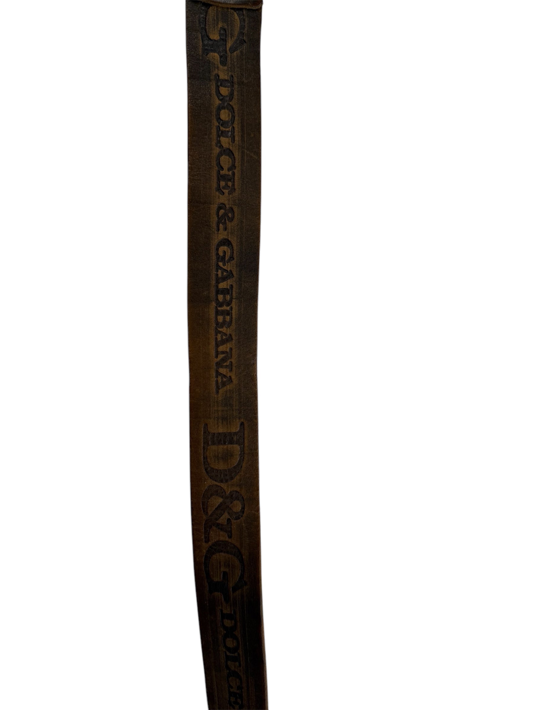 Dolce & Gabbana Brown Leather Belt