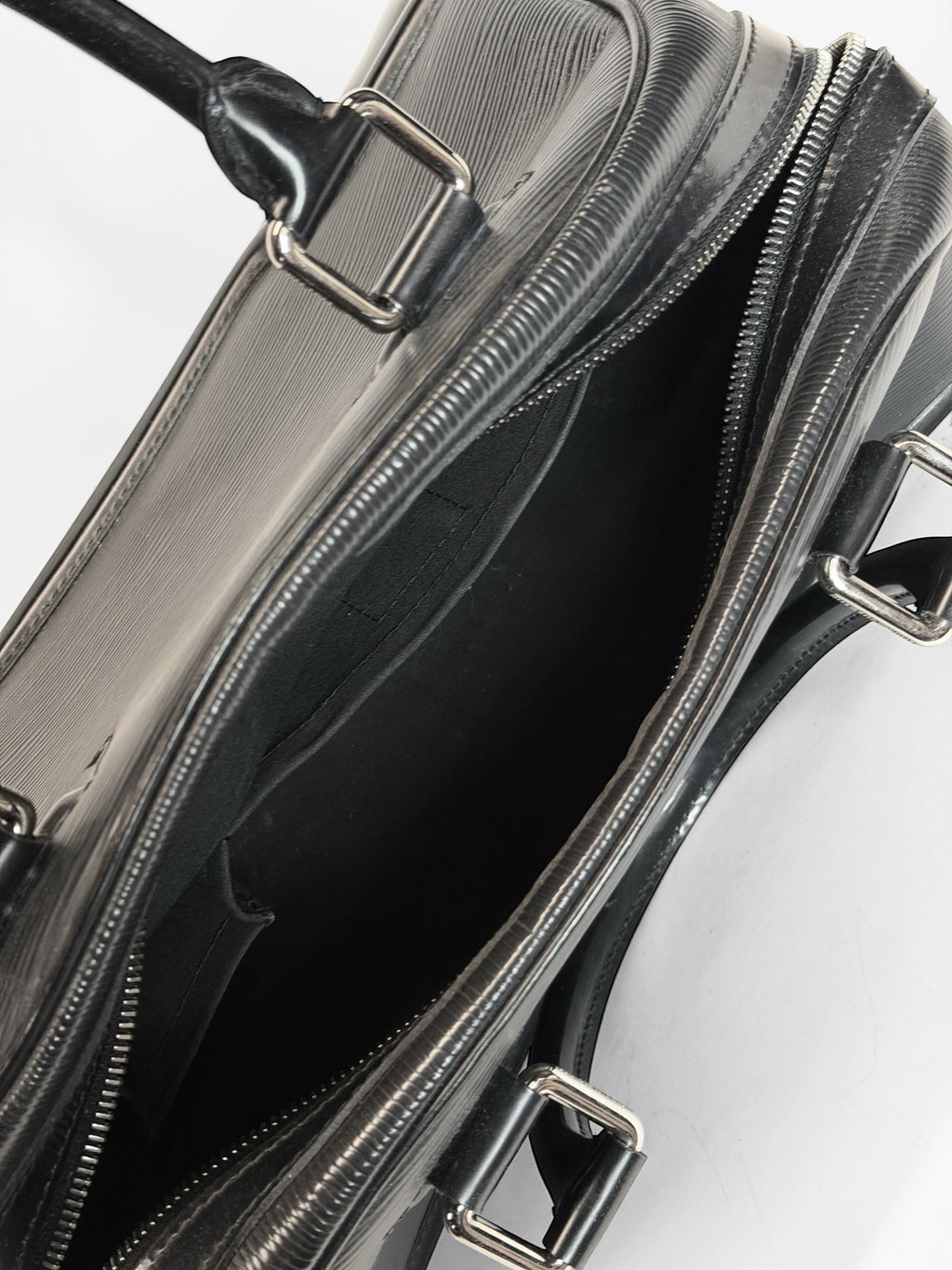LOUIS VUITTON EPI LEATHER BOWLING BAG BLACK