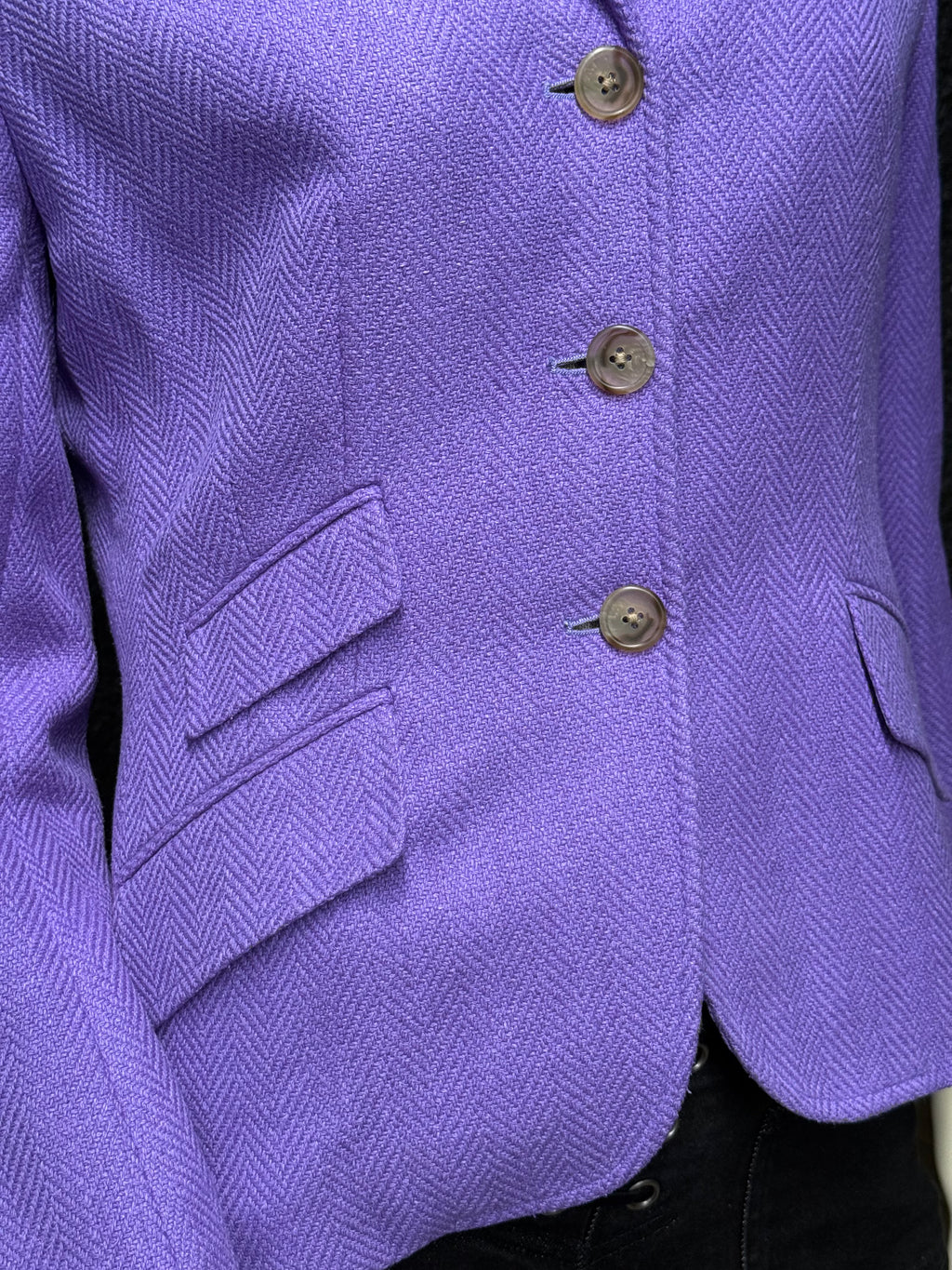 Ralph Lauren Silk-Lined Wool Blazer