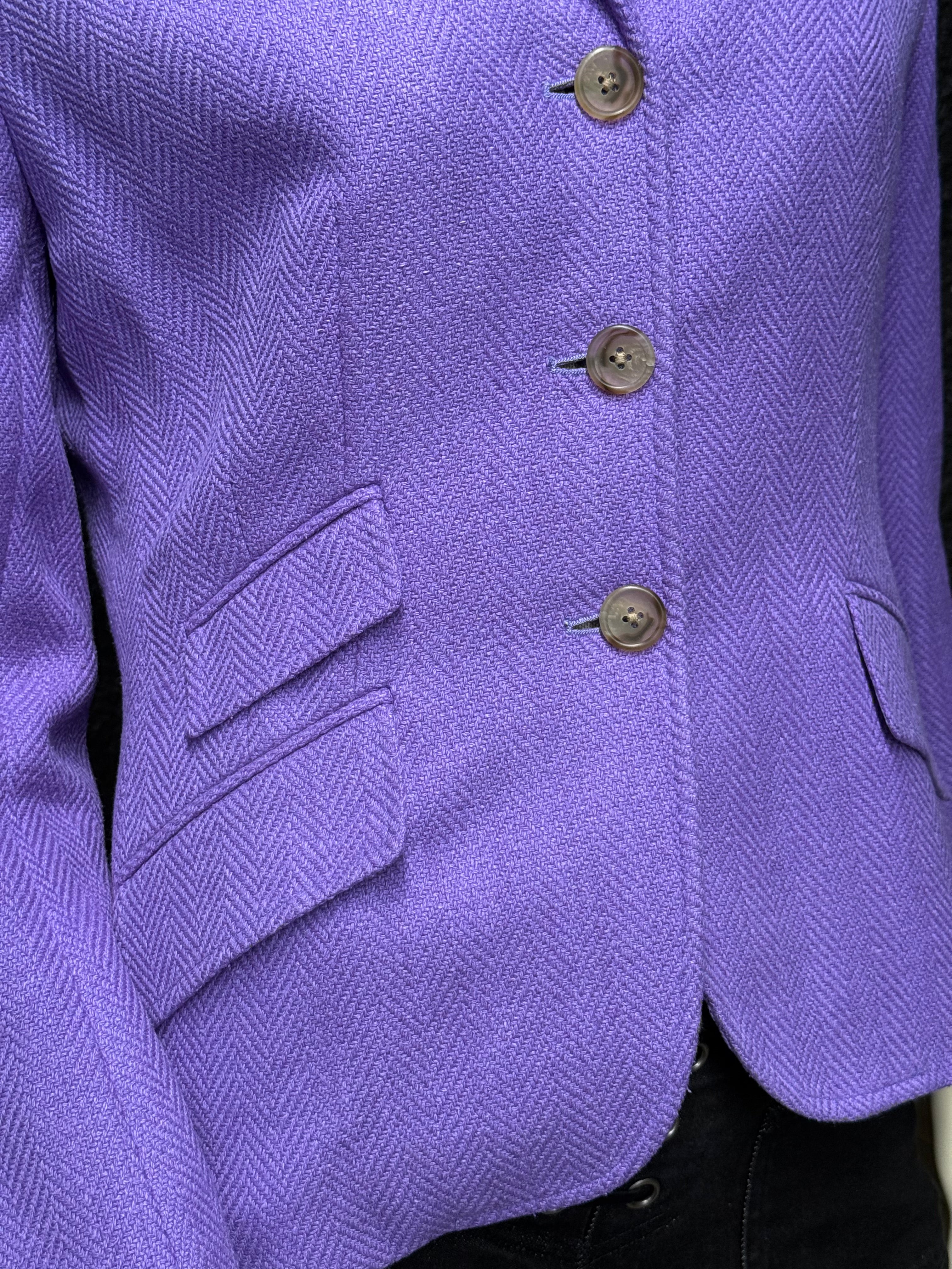 Ralph Lauren Silk-Lined Wool Blazer