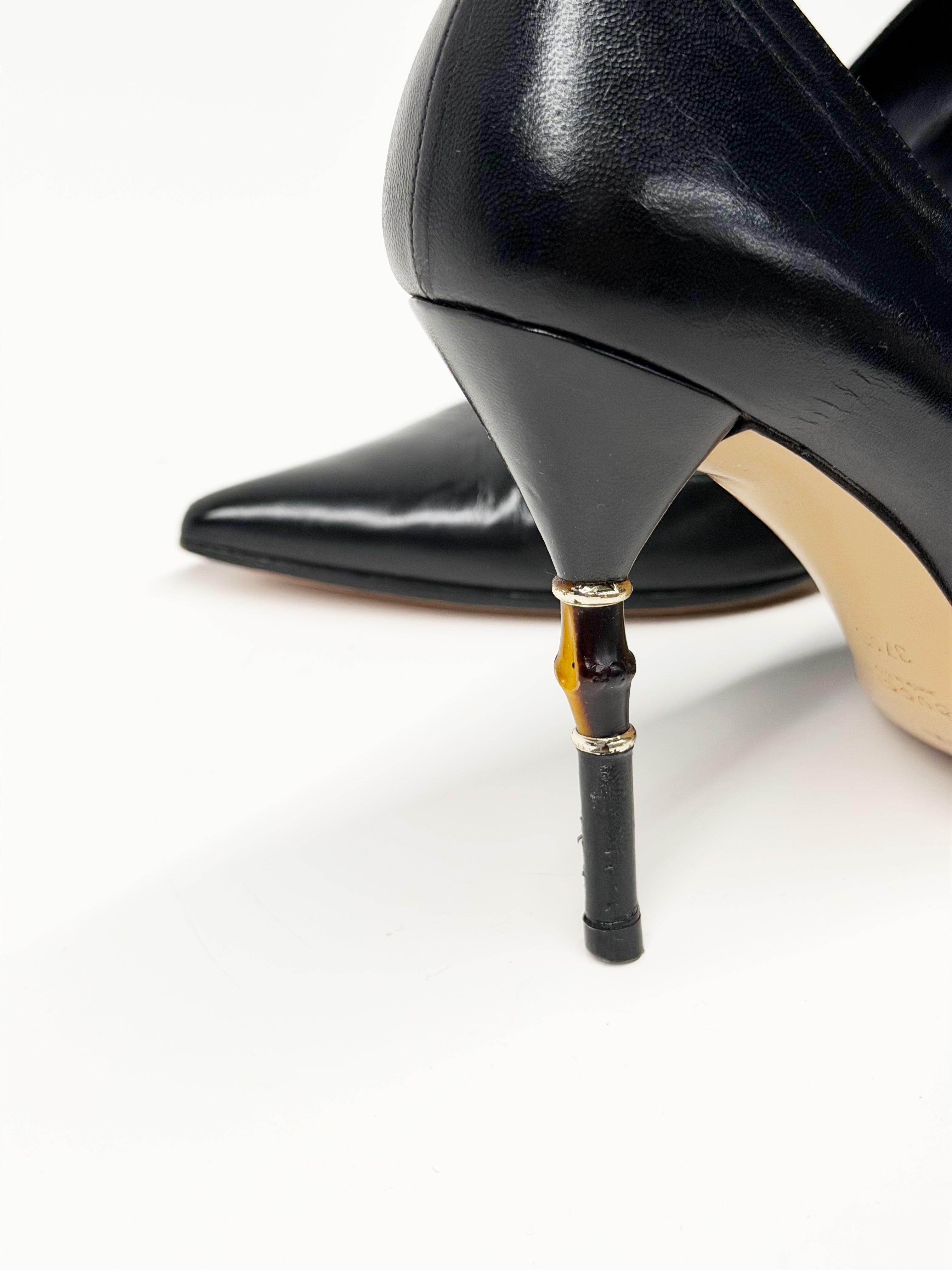 GUCCI BAMBOO HEEL PUMPS — 2000s ARCHIVE