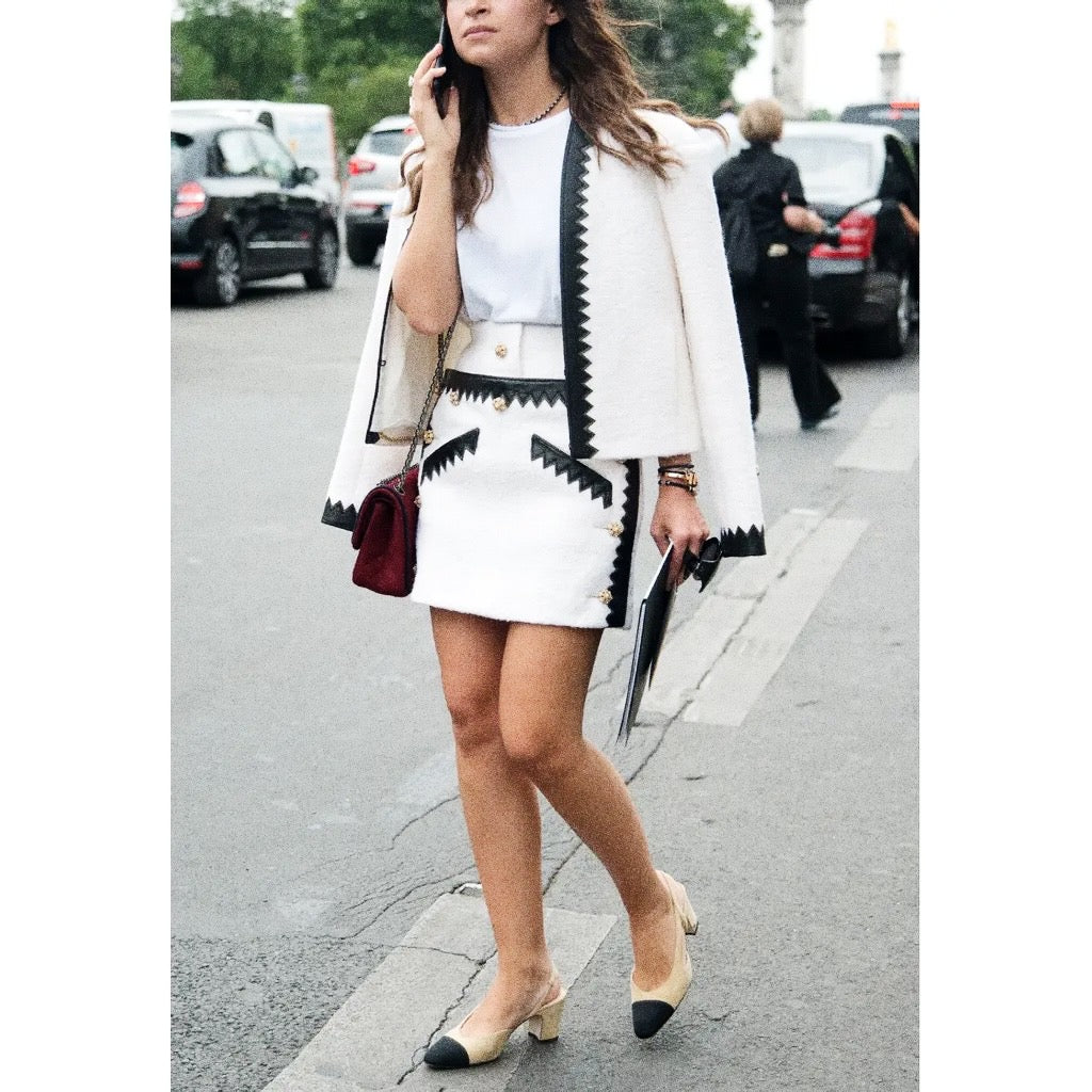 Chanel Wool Tweed Jacket & Skirt Set — Fall 2015 Collection