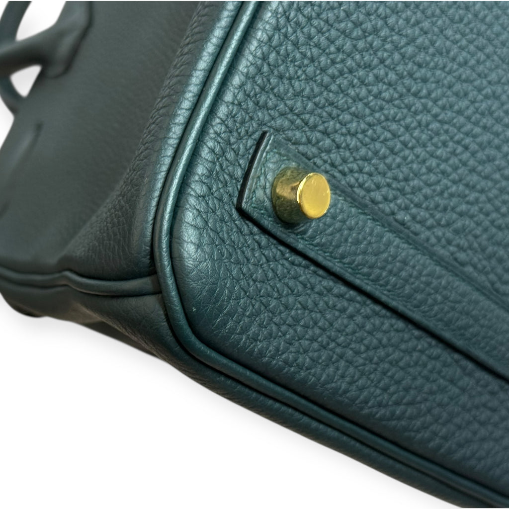 Hermès Birkin 30 — Vert Cypress Togo Leather, Gold Hardware (Stamp C)