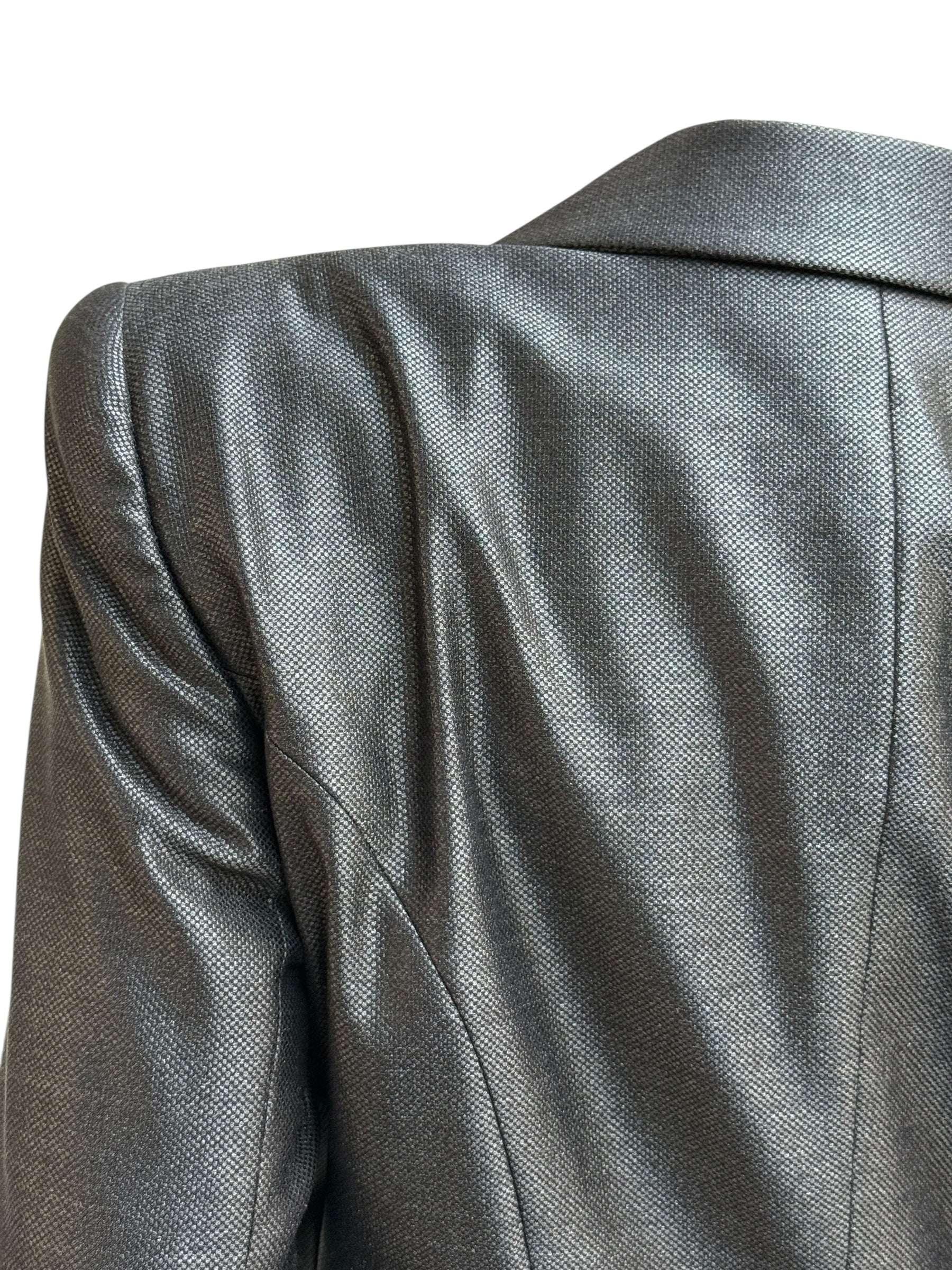 Giorgio Armani Wool-Silk Structured Blazer - EU 40