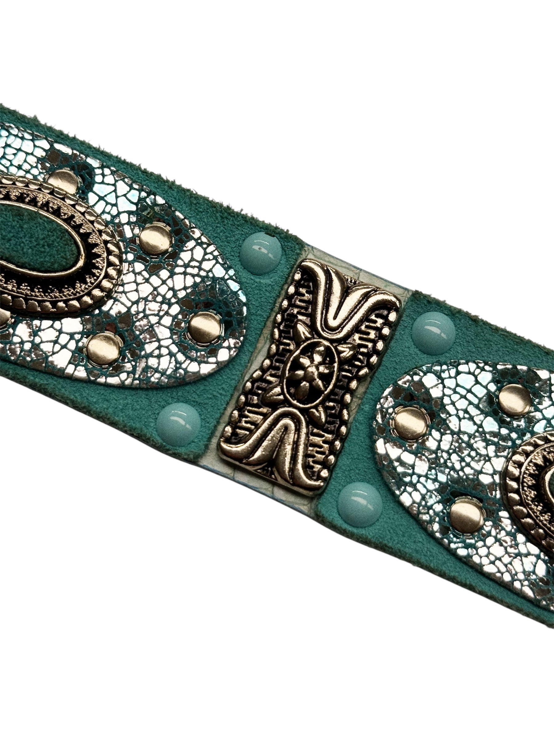 Nanni Turquoise Western Belt