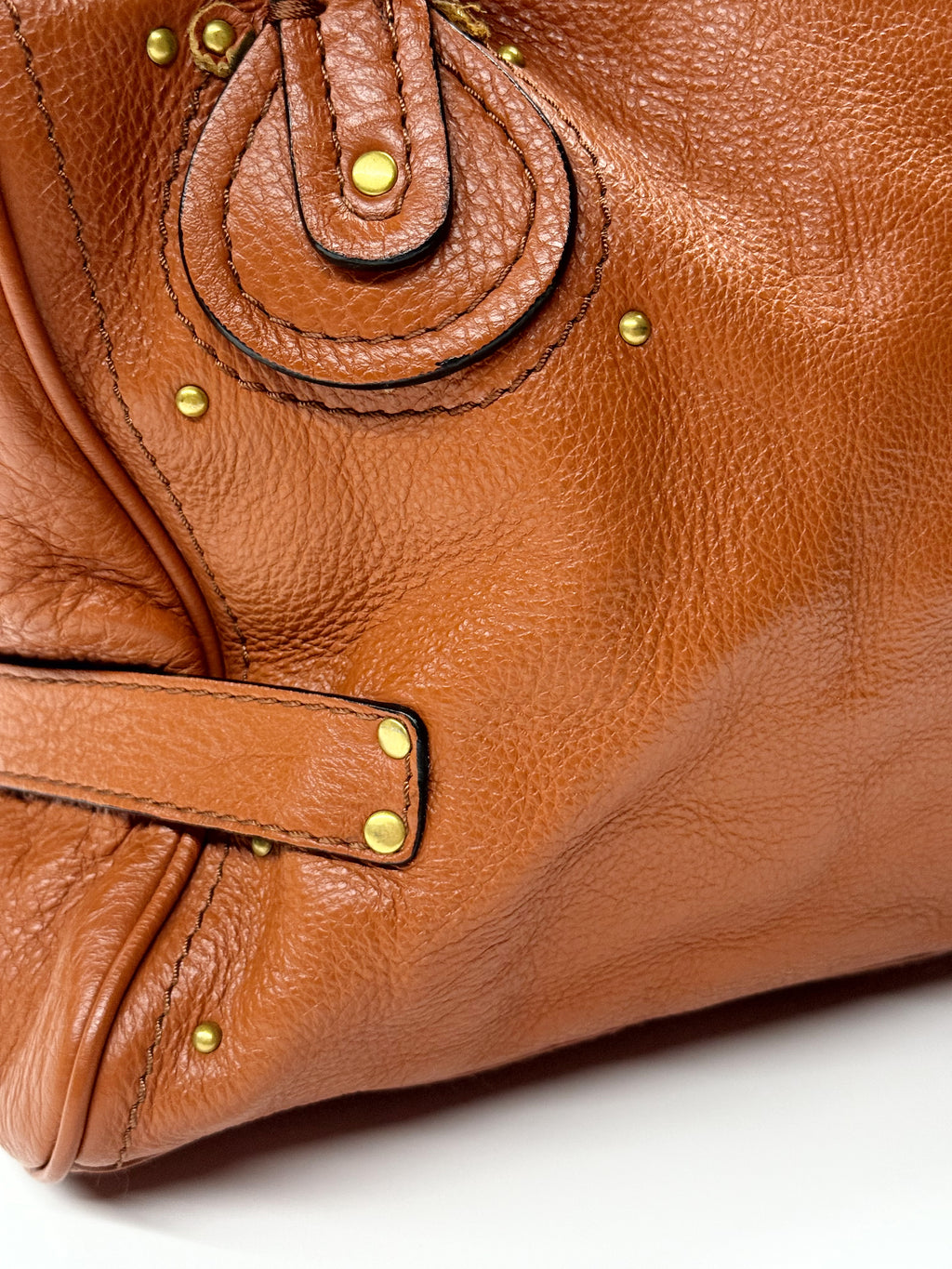 Chloé Paddington Bag in Tan Leather